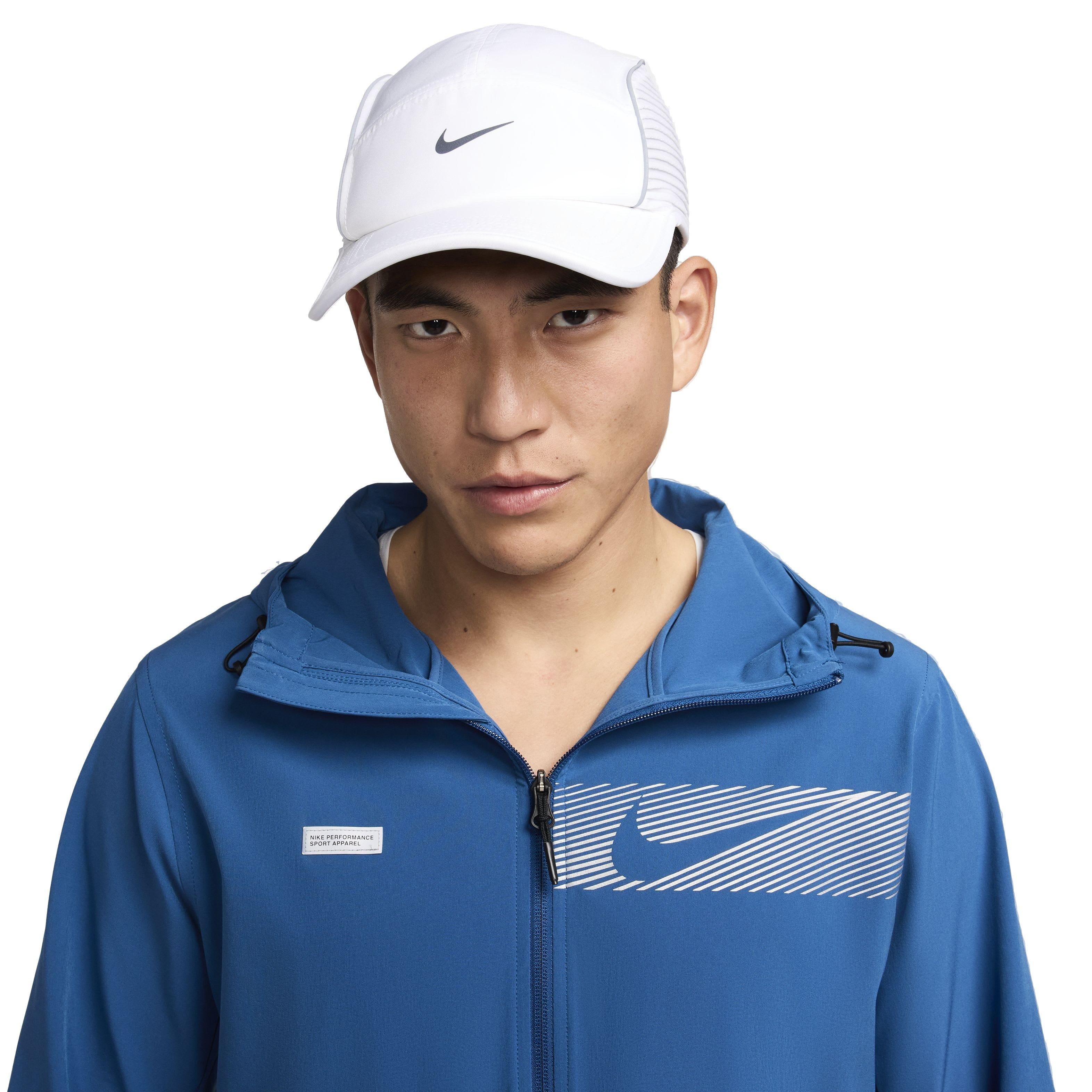 Nike Dri-FIT ADV Fly Unstructured AeroBill AeroAdapt Hat - WHITE Thumbnail View 1