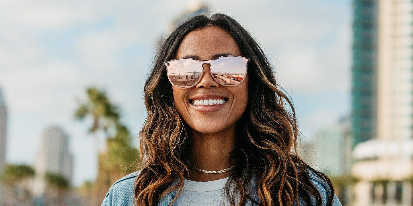 Blenders North Park X2 Tiger Lisa Sunglasses - PEACH Thumbnail View 5