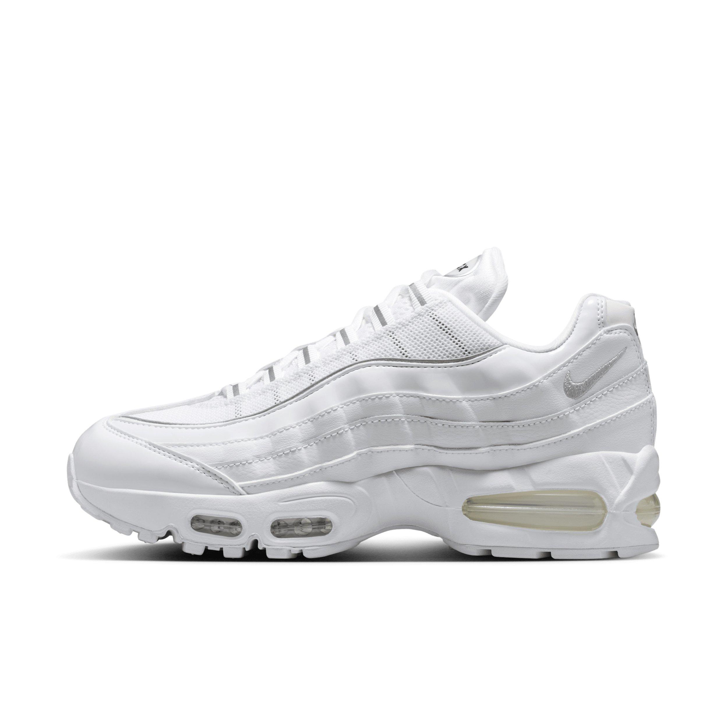 Nike Air Max 95 Big Bubble "White/Black/Reflect Silver/Metallic Silver" Women's Shoe - WHITE/BLACK/SILVER/SILVER Thumbnail View 2