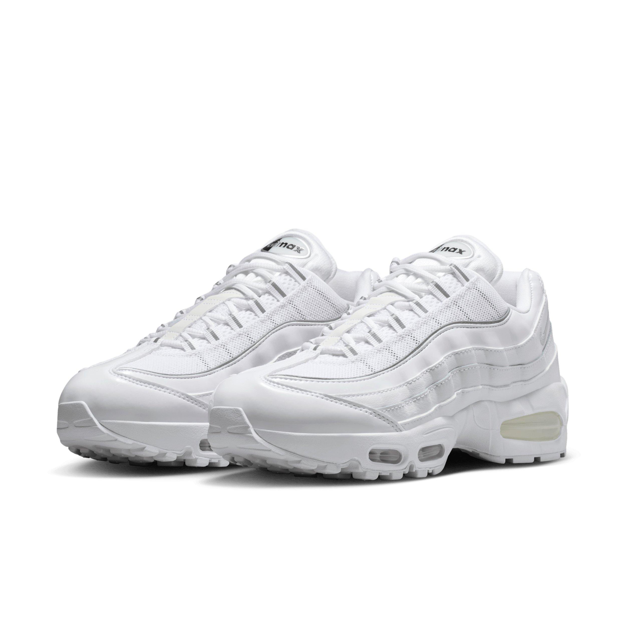 Nike Air Max 95 Big Bubble "White/Black/Reflect Silver/Metallic Silver" Women's Shoe - WHITE/BLACK/SILVER/SILVER Thumbnail View 3