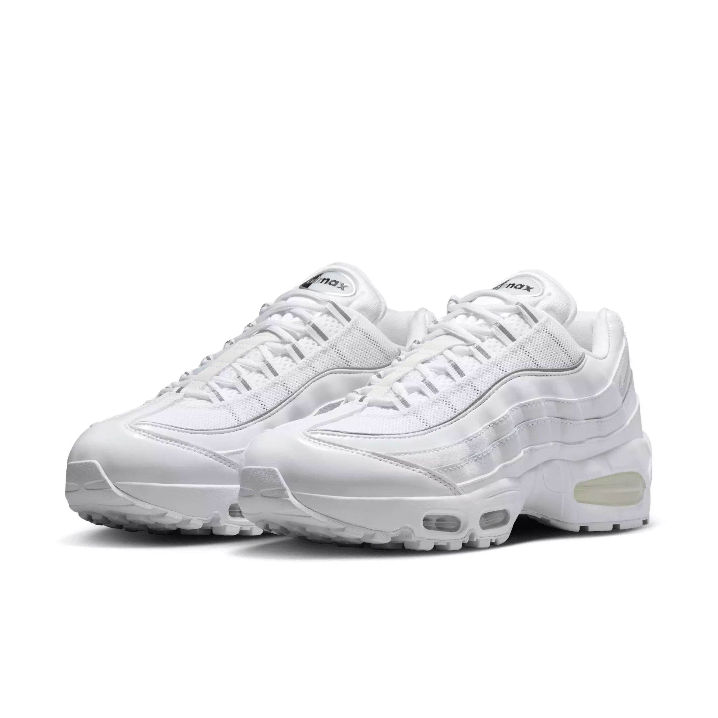 Nike Air Max 95 Big Bubble "White/Black/Reflect Silver/Metallic Silver" Women's Shoe - WHITE/BLACK/SILVER/SILVER