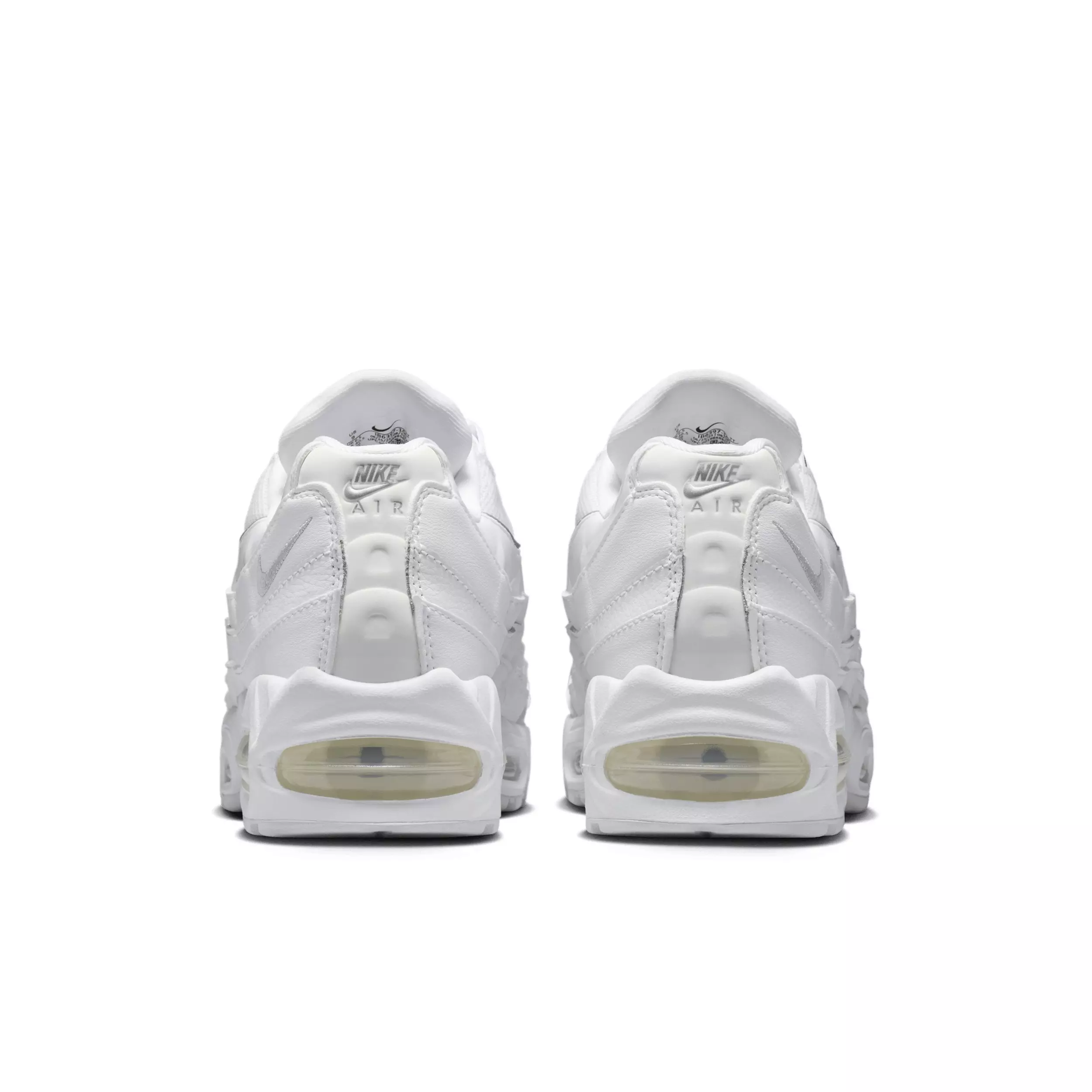 Nike Air Max 95 Big Bubble "White/Black/Reflect Silver/Metallic Silver" Women's Shoe - WHITE/BLACK/SILVER/SILVER
