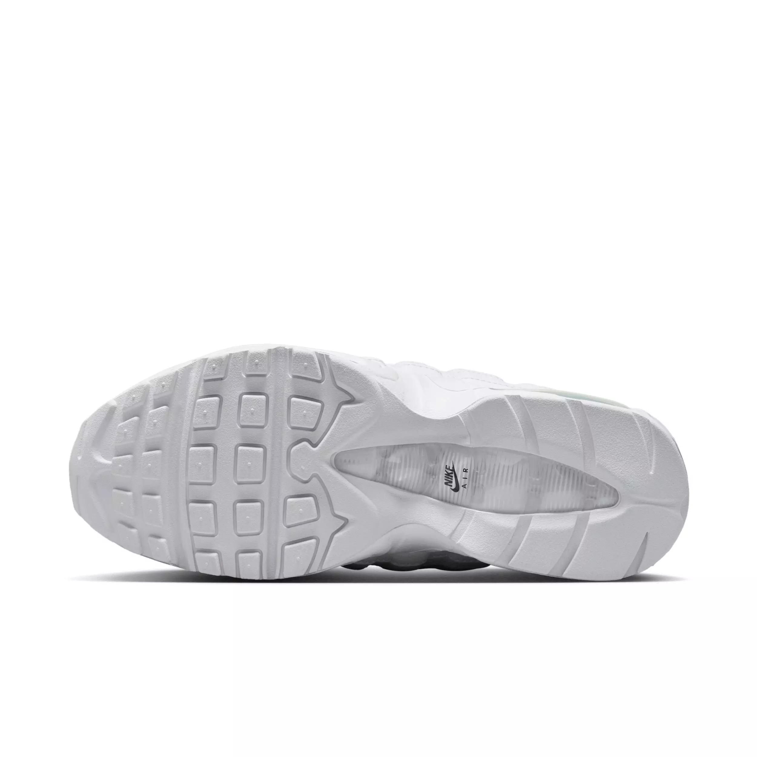 Nike Air Max 95 Big Bubble "White/Black/Reflect Silver/Metallic Silver" Women's Shoe - WHITE/BLACK/SILVER/SILVER