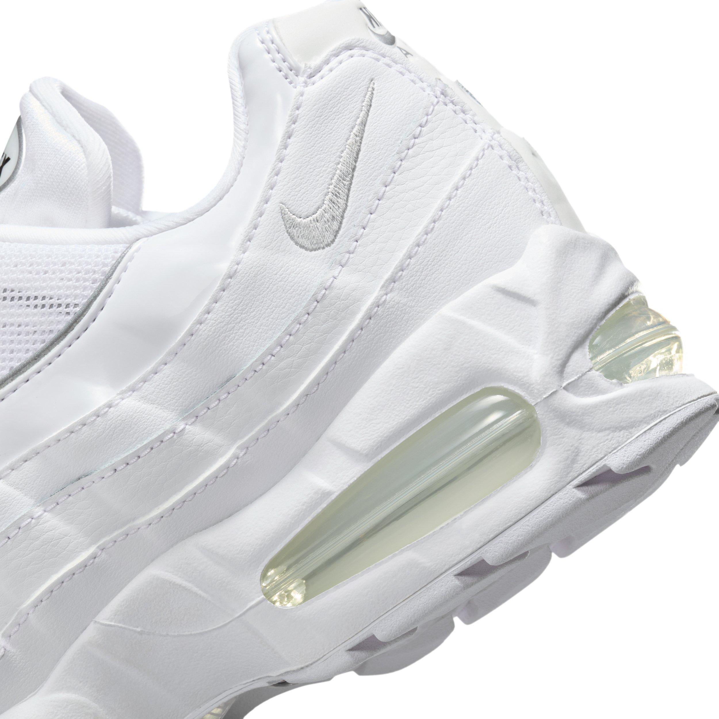 Nike Air Max 95 Big Bubble "White/Black/Reflect Silver/Metallic Silver" Women's Shoe - WHITE/BLACK/SILVER/SILVER Thumbnail View 8