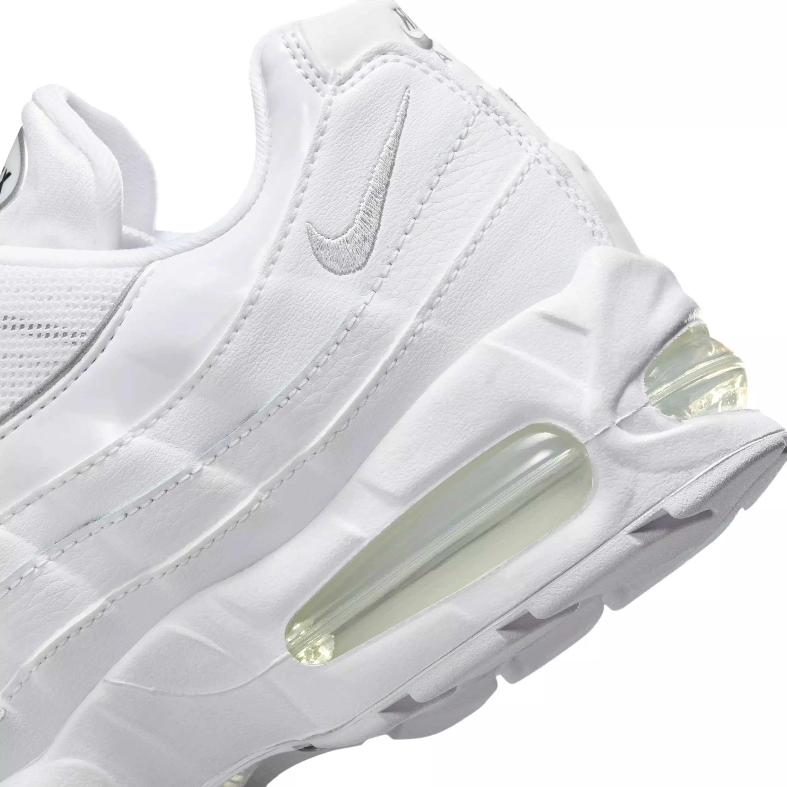 Nike Air Max 95 Big Bubble "White/Black/Reflect Silver/Metallic Silver" Women's Shoe - WHITE/BLACK/SILVER/SILVER
