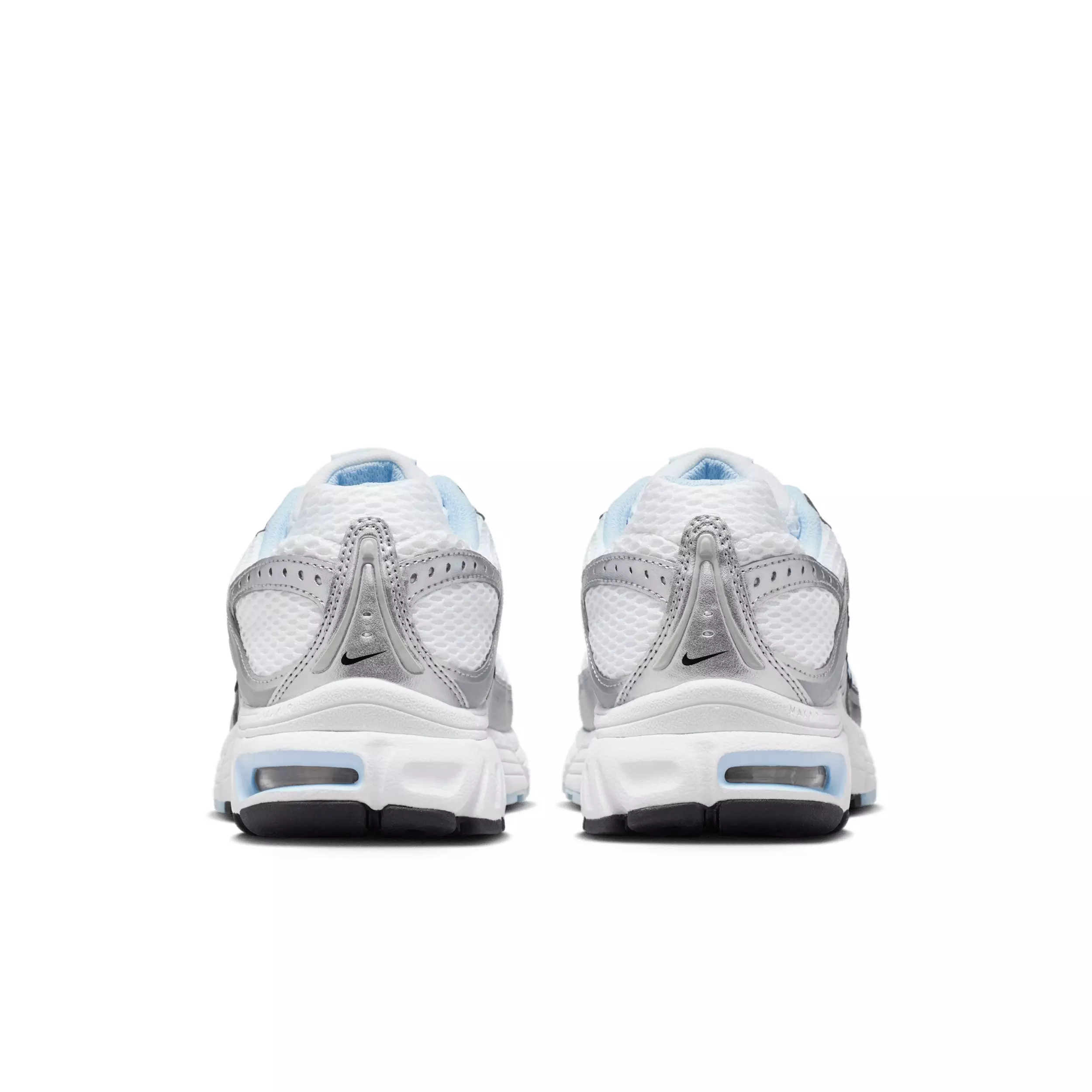 Nike Air Max Moto 2K "White/Metallic Silver/Black/Hydrogen Blue" Women's Shoe - WHITE/SILVER/BLACK/BLUE