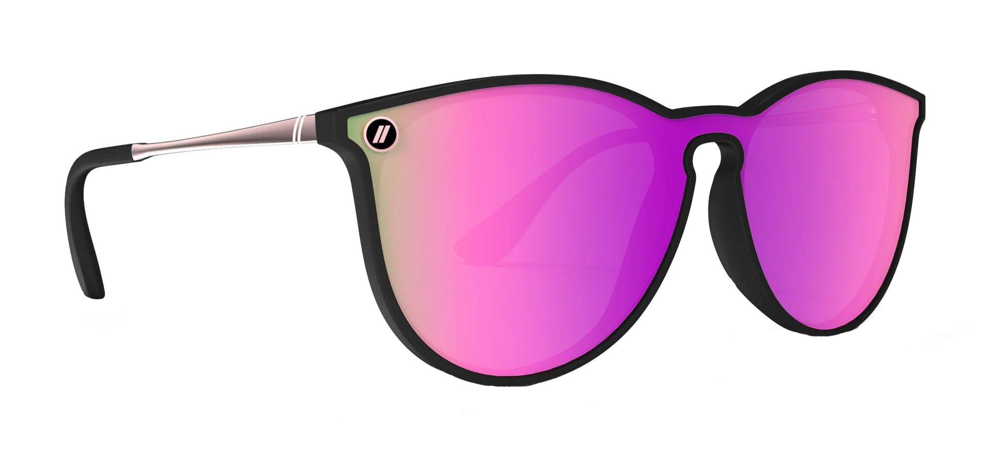 Blenders North Park X2 Rose Theater II Sunglasses - DK PINK Thumbnail View 1