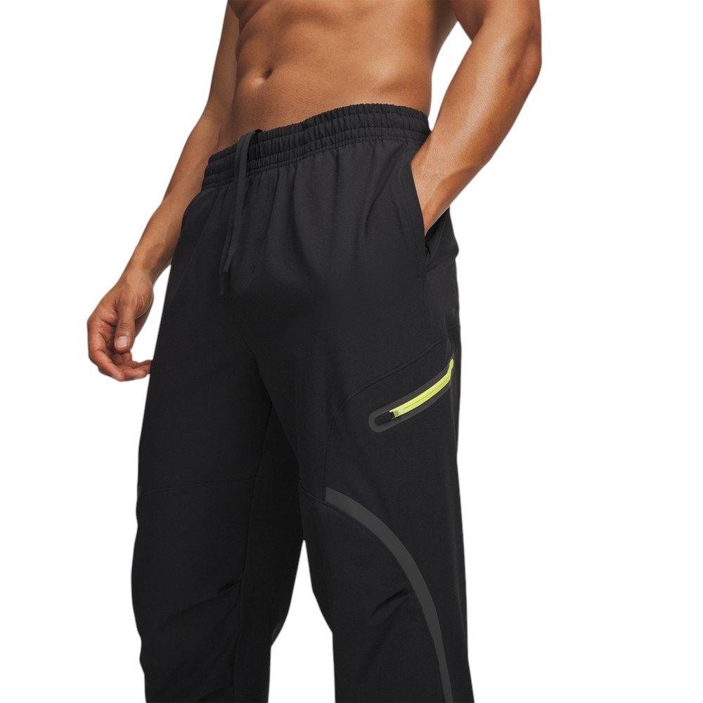 Under Armour Men's Unstoppable Cargo Pants - Black/Orange - BLACK/ORANGE