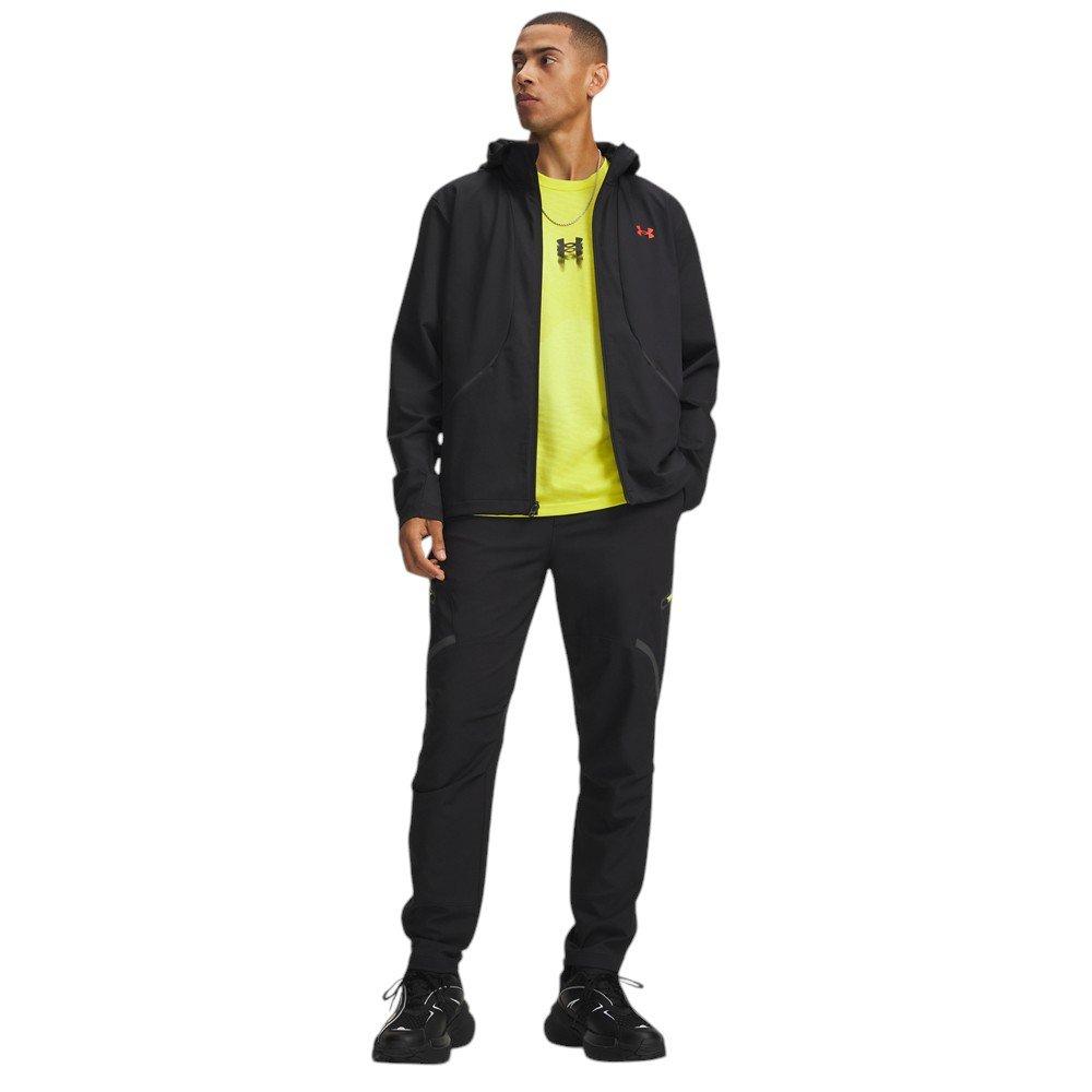 Under Armour Men's Unstoppable Cargo Pants - Black/Orange - BLACK/ORANGE