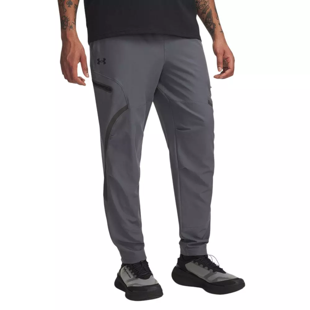 Under Armour Men's Unstoppable Cargo Pants - Grey/Black - GREY/BLACK