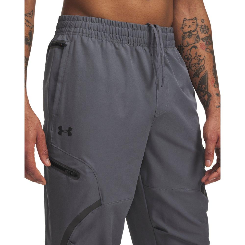 Under Armour Men's Unstoppable Cargo Pants - Grey/Black - GREY/BLACK