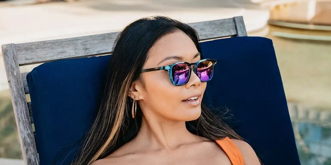 Blenders Sydney Rain Dance Sunglasses - BLUE/PINK