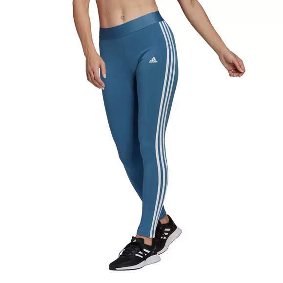 Verfijning Aanhoudend Groene achtergrond adidas Women's LOUNGEWEAR Essentials 3-Stripes Leggings-Blue