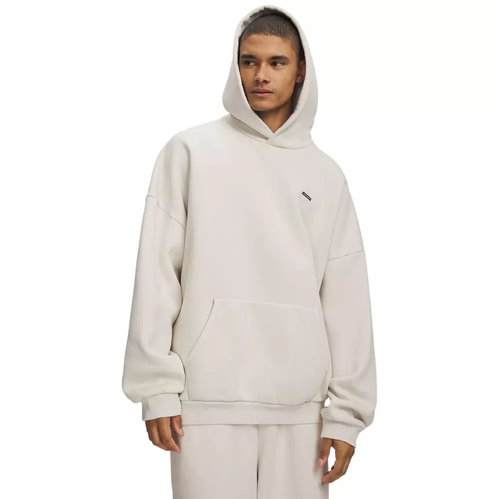 Under Armour Men's Icon Heavyweight Fleece Washed Hoodie - White - WHITE