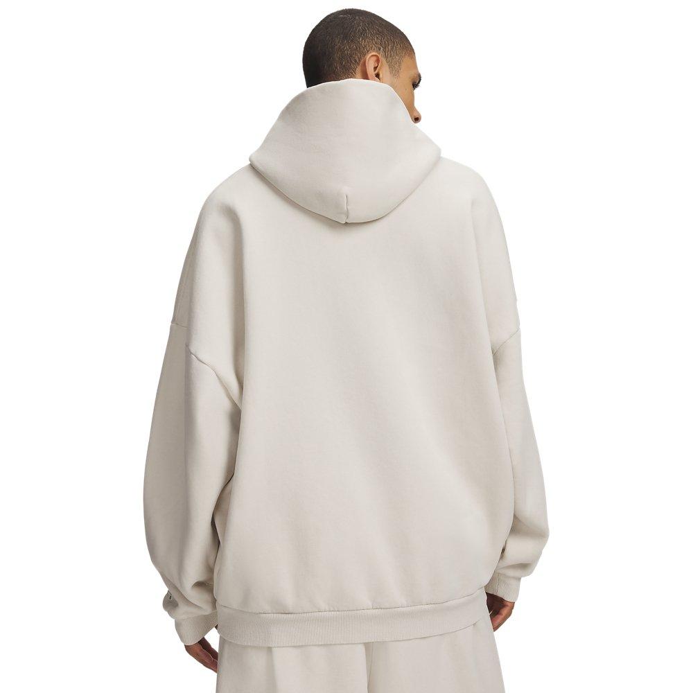 Under Armour Men's Icon Heavyweight Fleece Washed Hoodie - White - WHITE