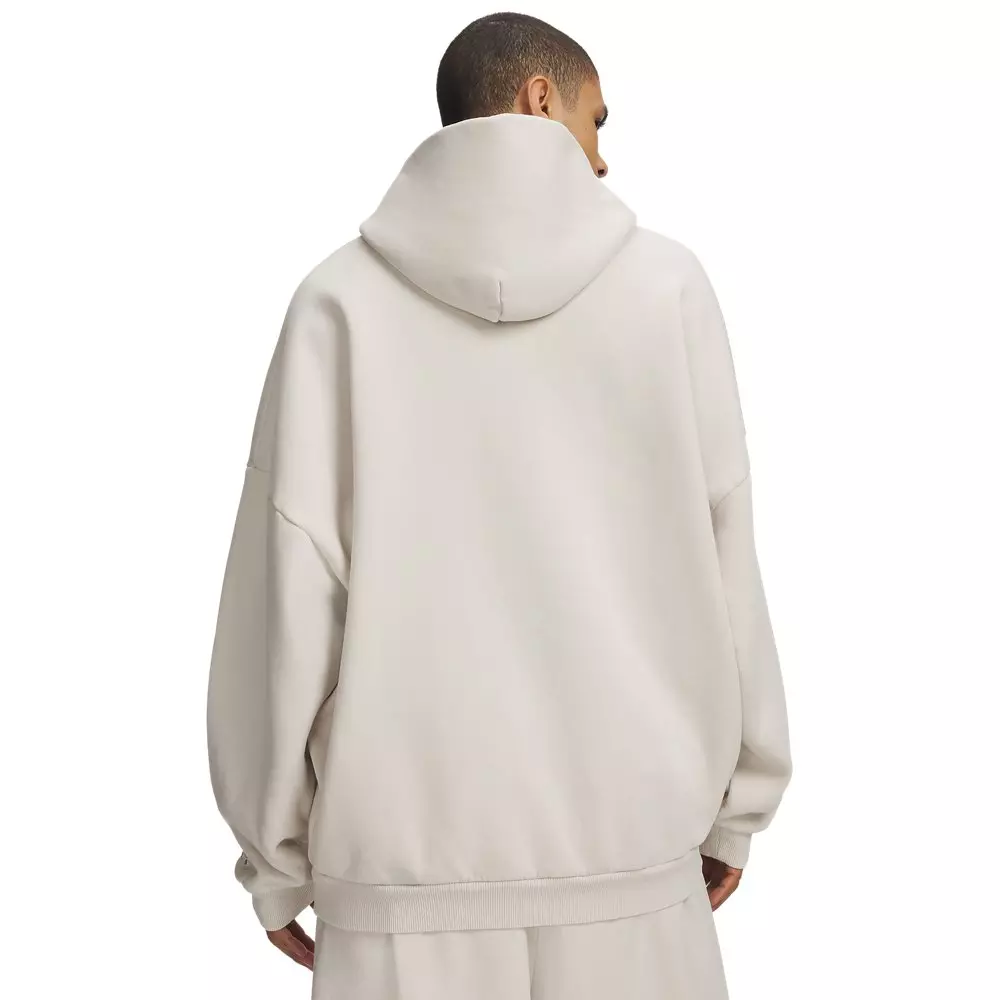 Under Armour Men's Icon Heavyweight Fleece Washed Hoodie - White - WHITE