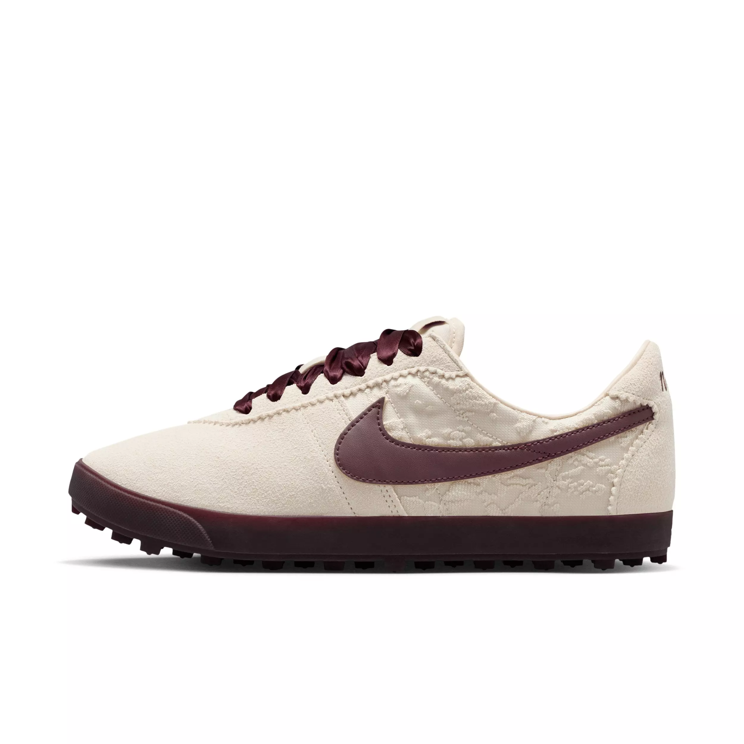 Nike Astrograbber Leather "Light Cream/Arctic Orange/Burgundy Crush" Women's Shoe - LT CREAM/ORANGE/BURGUNDY