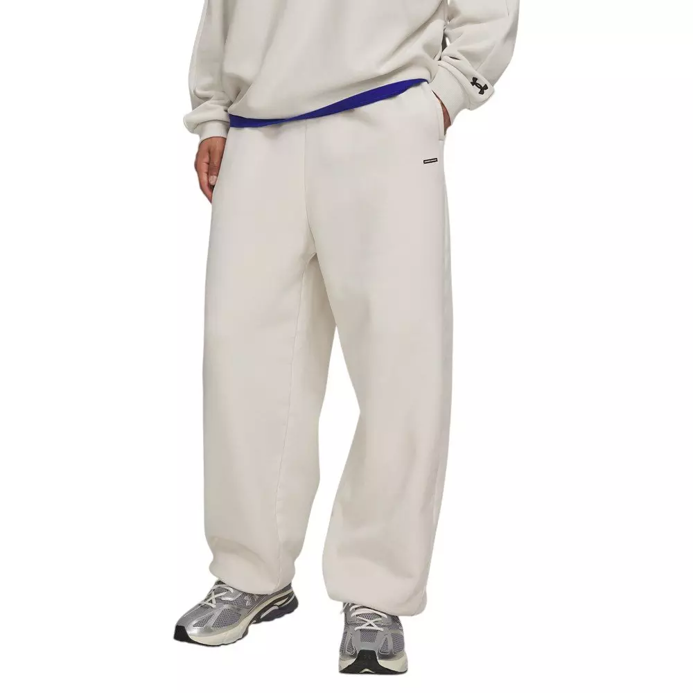 Under Armour Men's Icon Heavyweight Fleece Washed Pants - White - WHITE