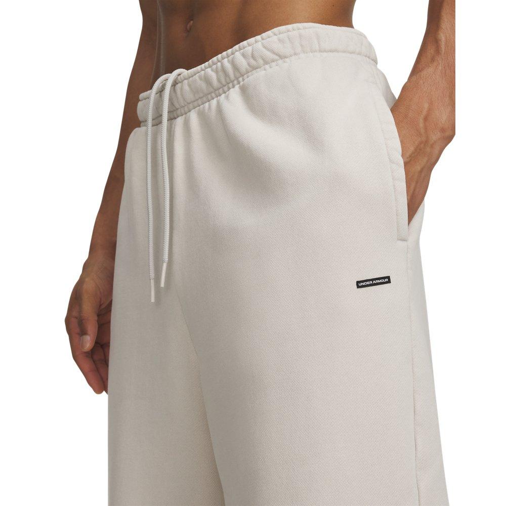 Under Armour Men's Icon Heavyweight Fleece Washed Pants - White - WHITE