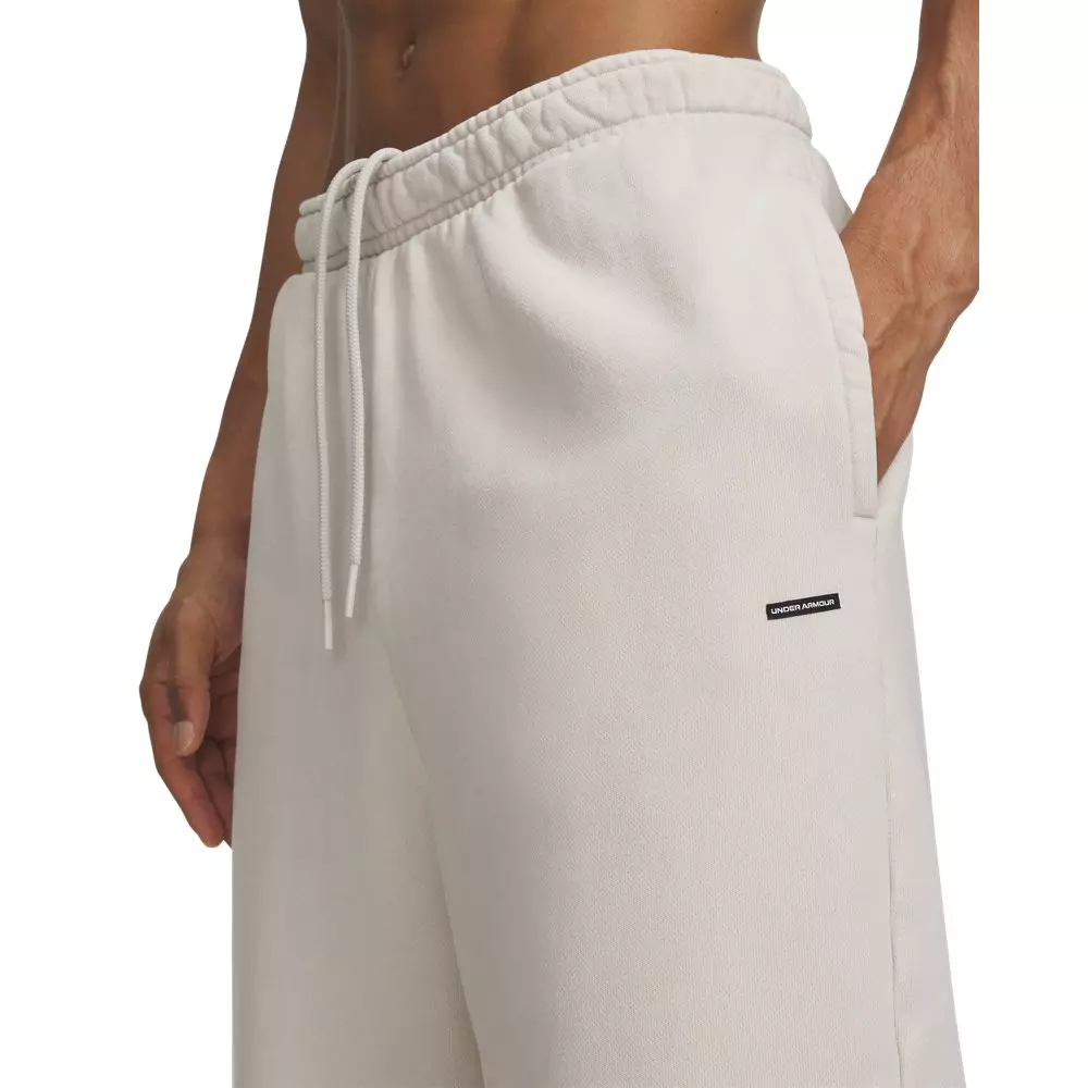 Under Armour Men's Icon Heavyweight Fleece Washed Pants - White - WHITE