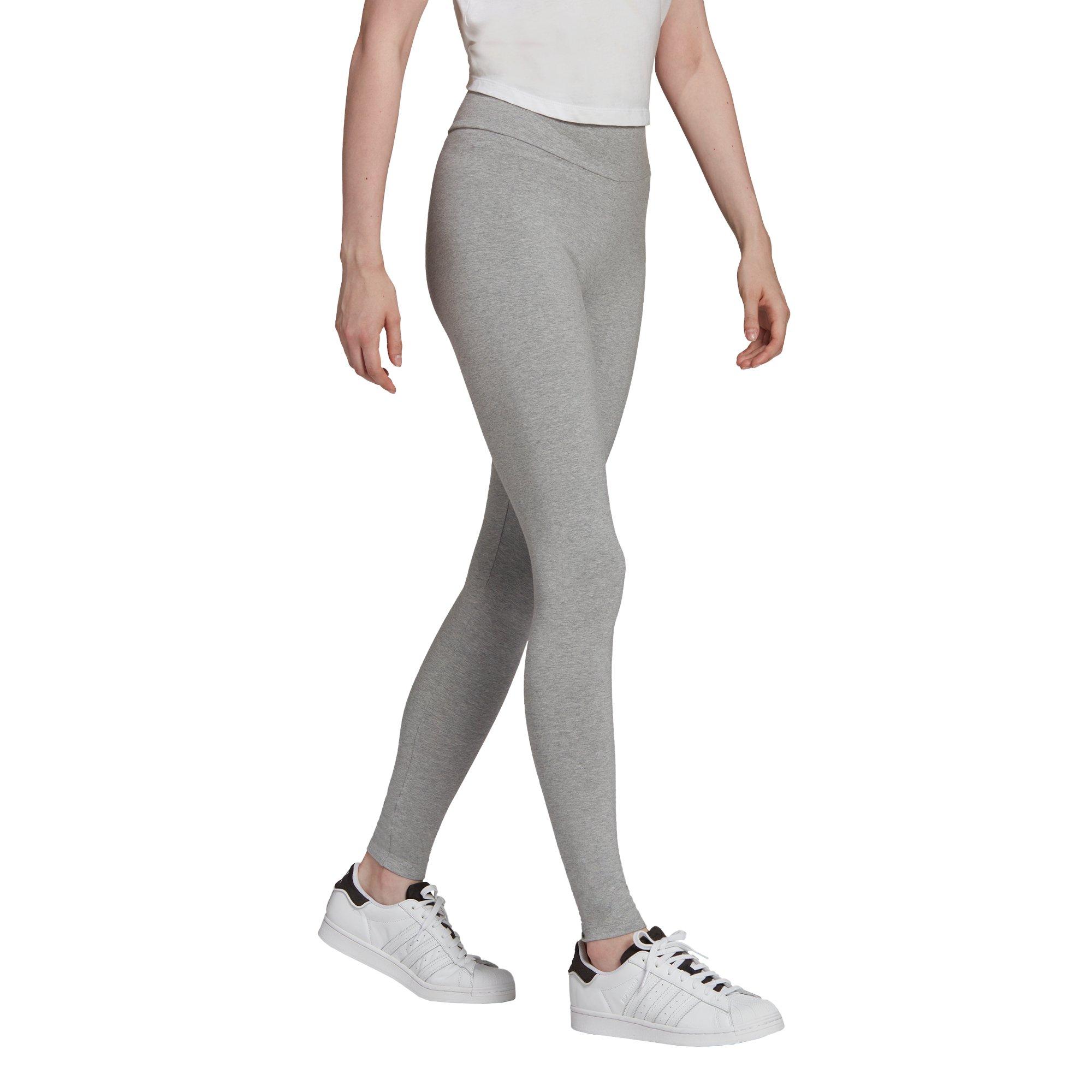 - City Women\'s Hibbett Leggings-Grey Originals | Essentials Gear adidas Adicolor
