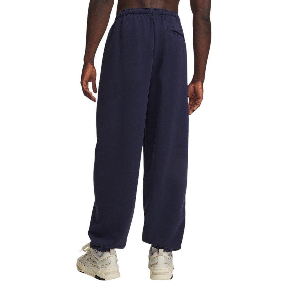 Under Armour Men's Icon Heavyweight Fleece Washed Pants - Navy/White - NAVY/WHITE