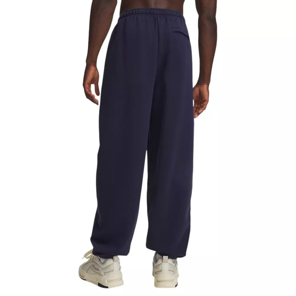 Under Armour Men's Icon Heavyweight Fleece Washed Pants - Navy/White - NAVY/WHITE