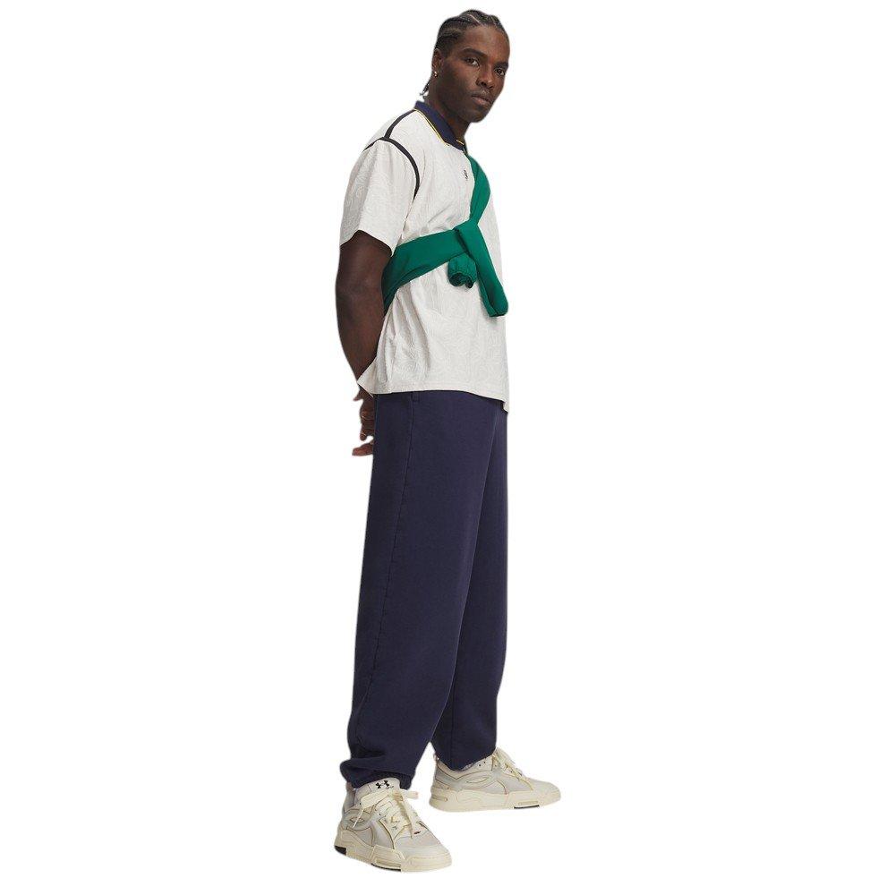 Under Armour Men's Icon Heavyweight Fleece Washed Pants - Navy/White - NAVY/WHITE
