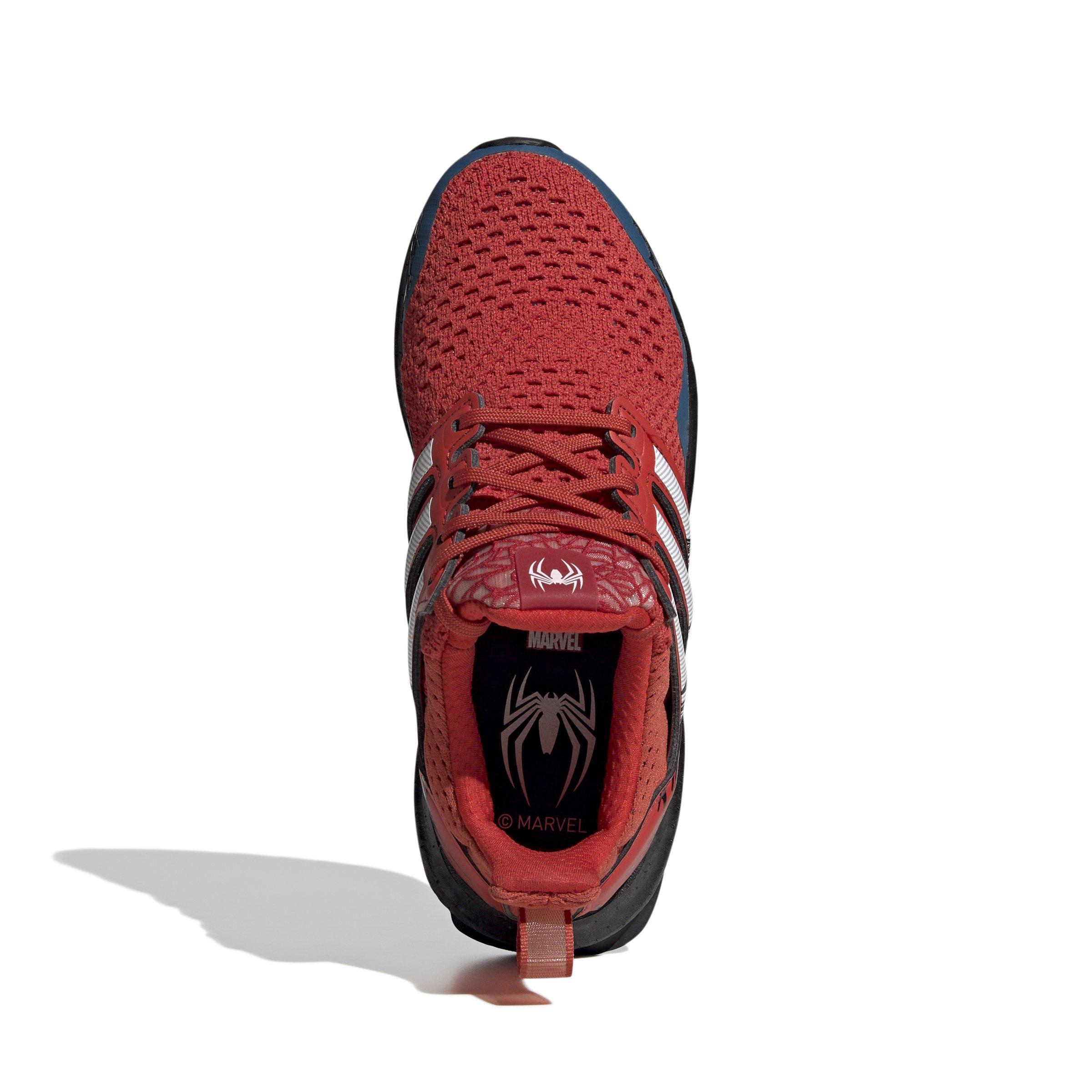 adidas Ultraboost 1.0 x Marvel Vivid Red Ftwr White Core Black Grade School Boys Running Shoe Hibbett