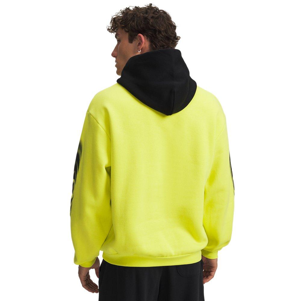 Under Armour Men's Icon Fleece Graphic Hoodie - Yellow/Black - YELLOW/BLACK