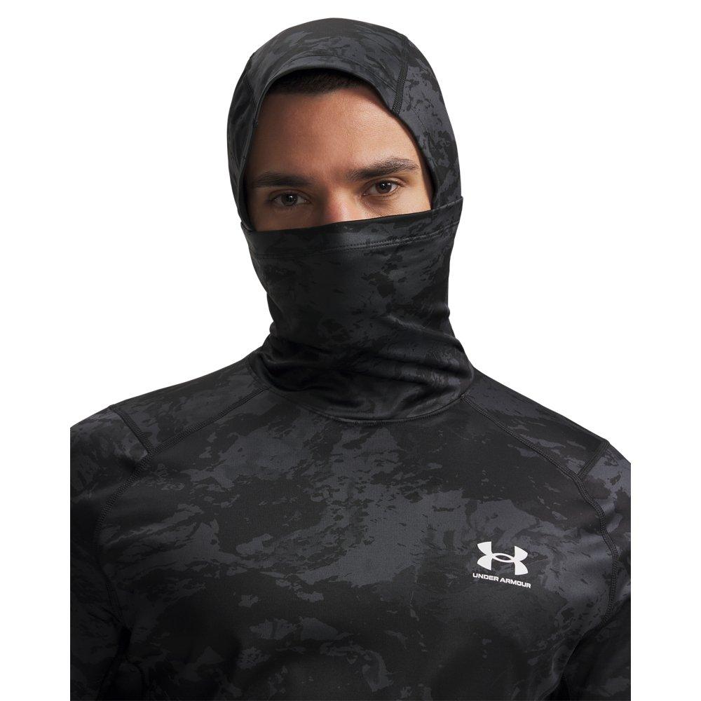 Under Armour Men's Cold gear Long Sleeve Printed Balaclava - Black/White - BLACK/WHITE