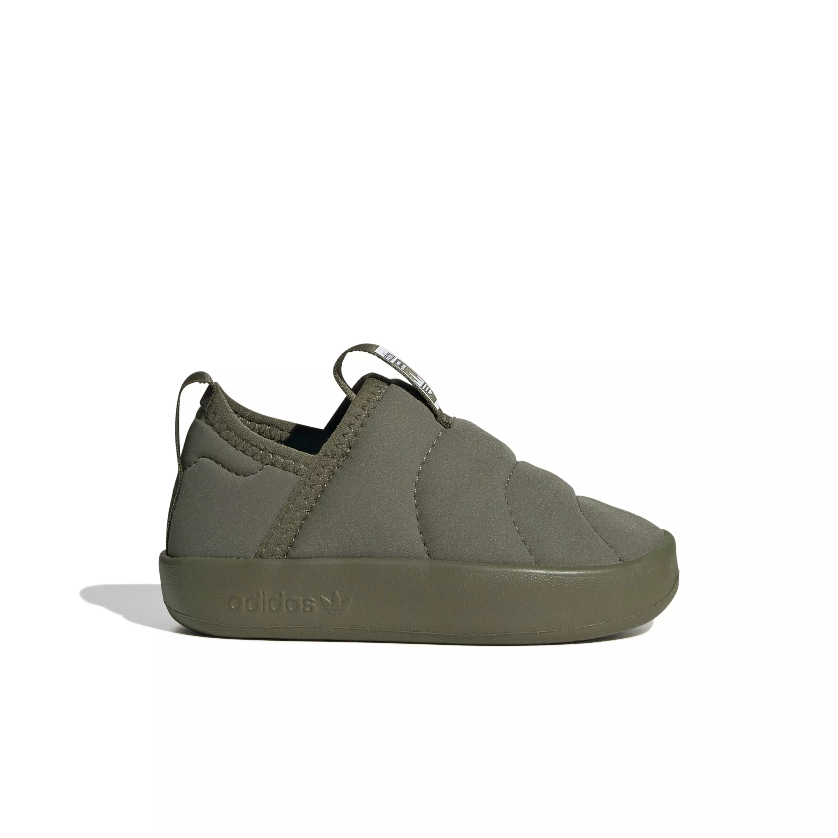 adidas Originals Puffylette 360 "Olive Str/Olive Str/Ftwr White" Infant Boys' Shoe - OLIVE/OLIVE/WHITE