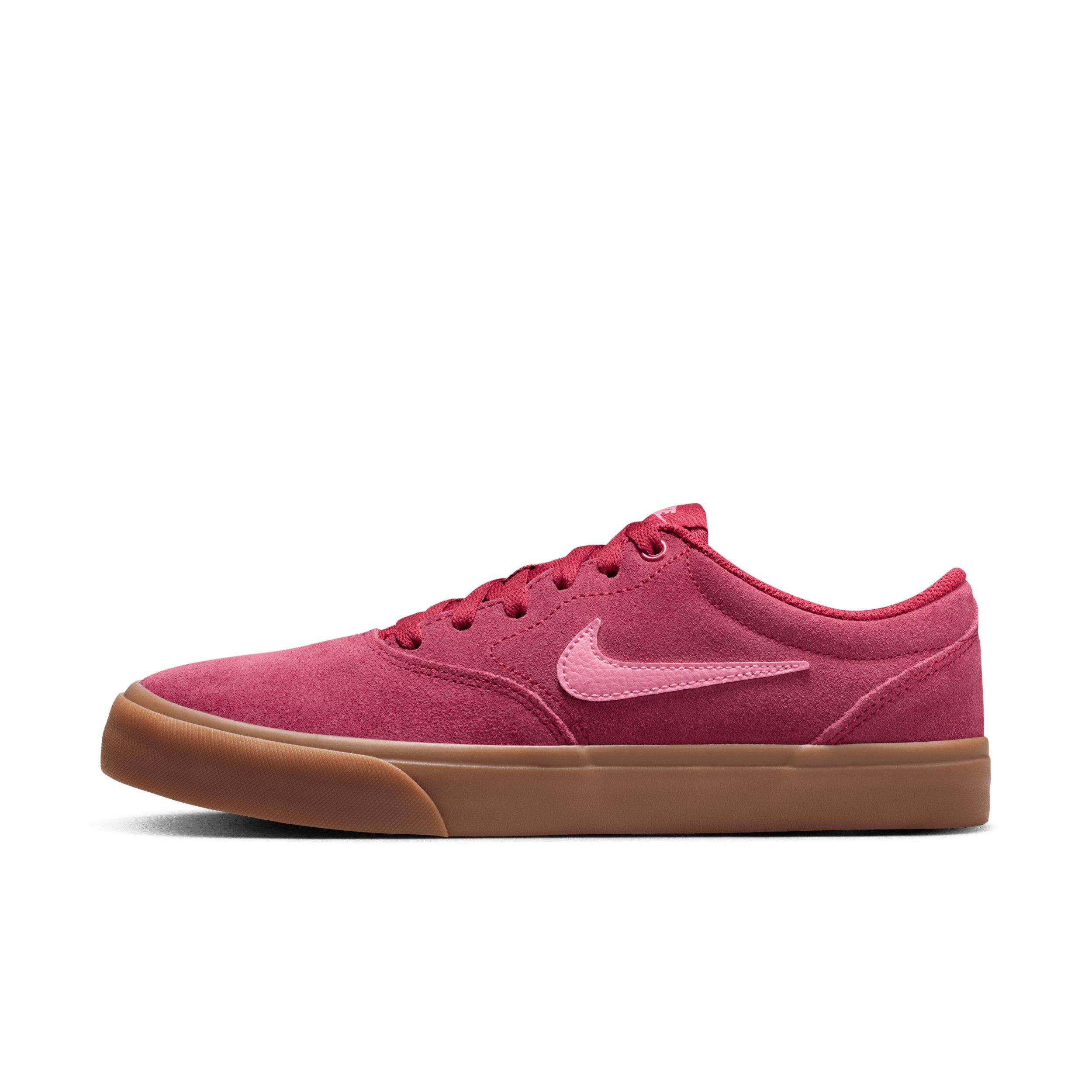 Nike Charge Suede "Team Crimson/Gum Medium Brown/Peony" Women's Shoe - CRIMSON/MD BROWN/PEONY Thumbnail View 2
