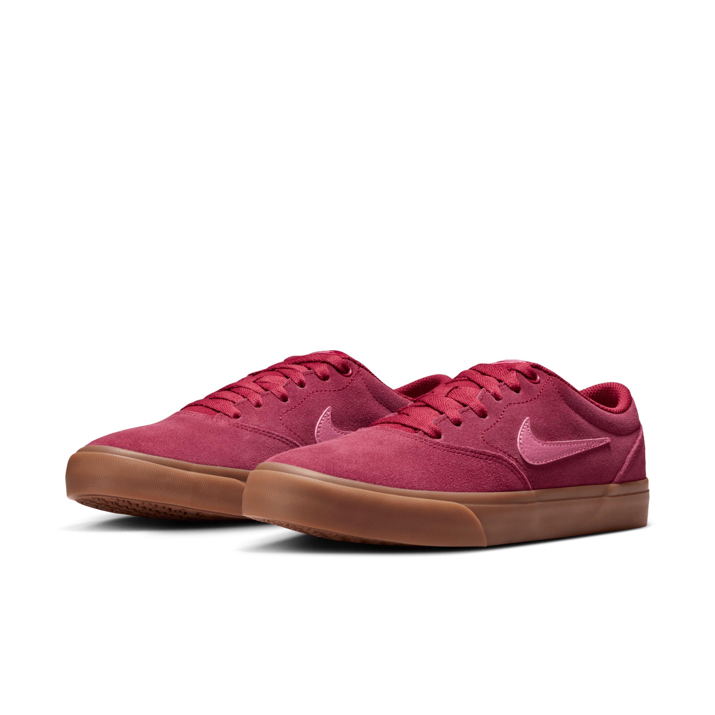 Nike Charge Suede "Team Crimson/Gum Medium Brown/Peony" Women's Shoe - CRIMSON/MD BROWN/PEONY Thumbnail View 3