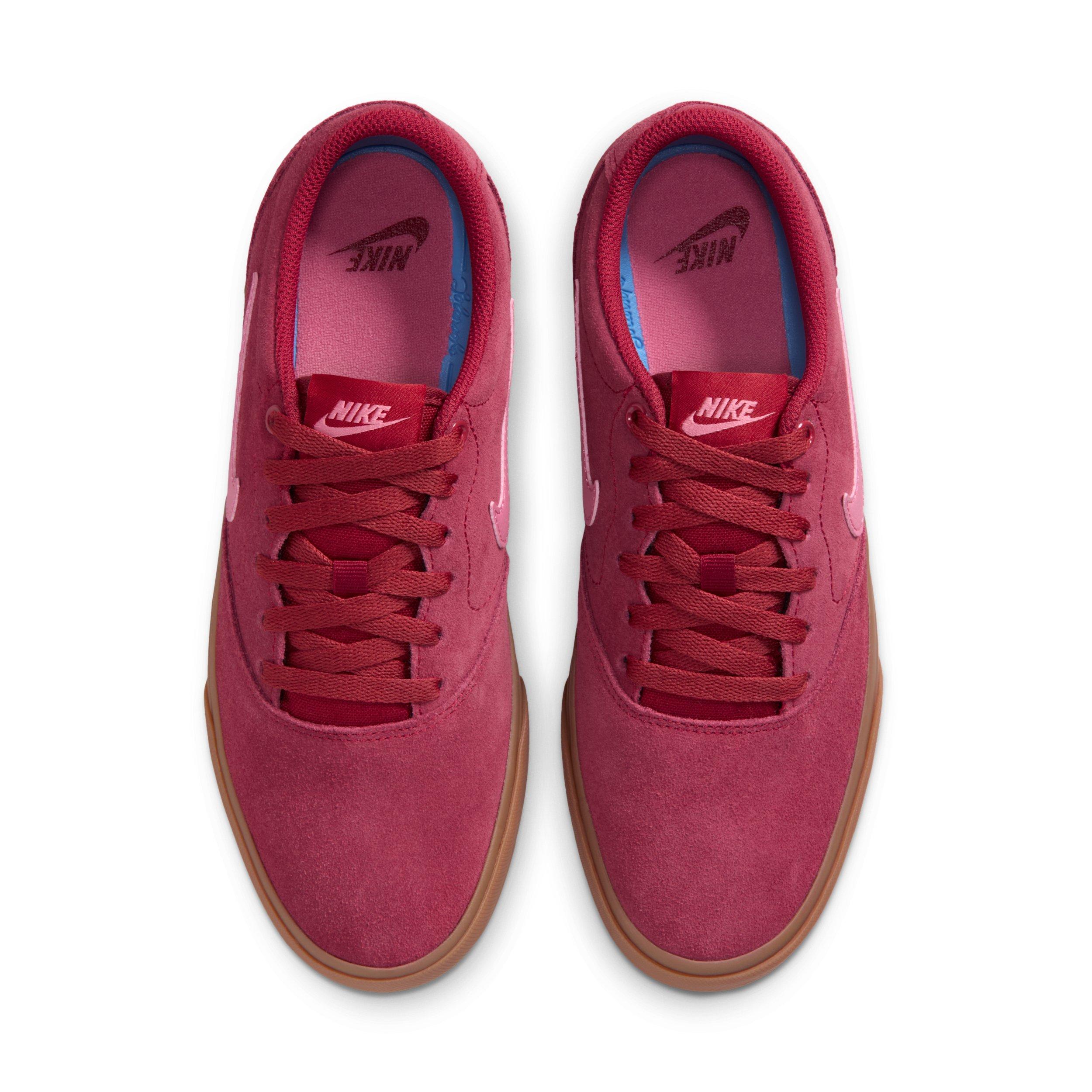 Nike Charge Suede "Team Crimson/Gum Medium Brown/Peony" Women's Shoe - CRIMSON/MD BROWN/PEONY Thumbnail View 4