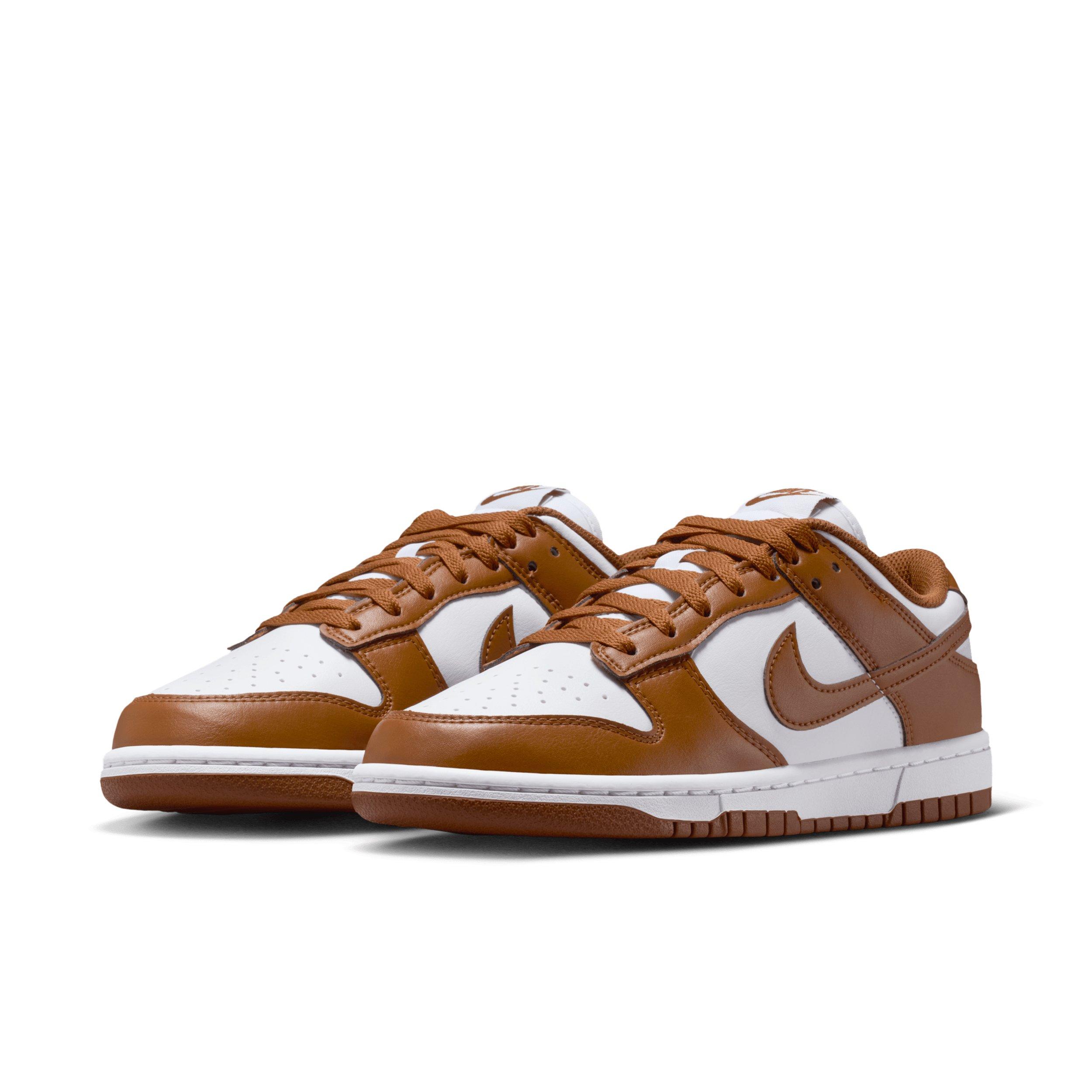 Nike Dunk Low "Sail/White/Light British Tan" Women's Shoe - SAIL/WHITE/LT TAN Thumbnail View 3