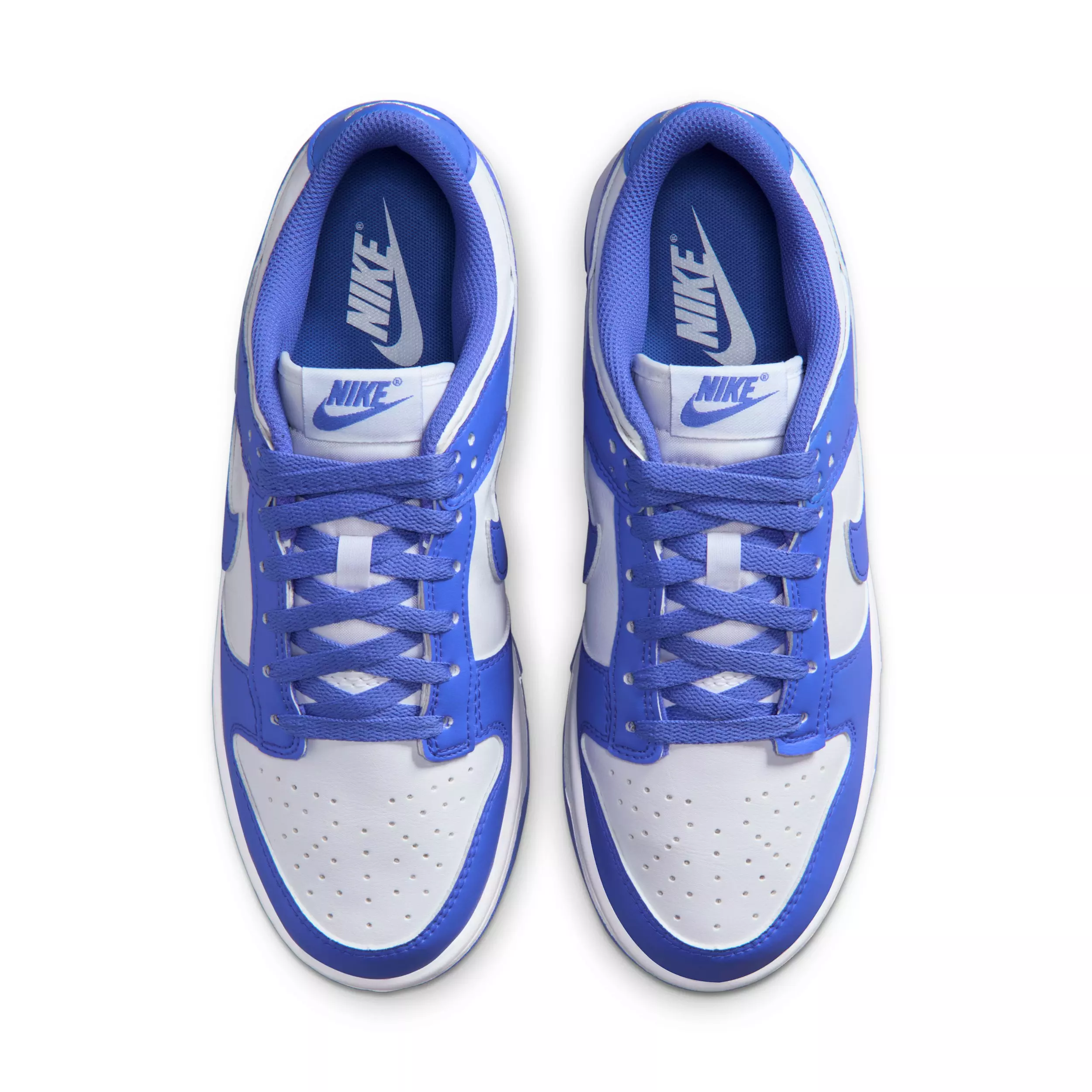 Nike Dunk Low "White/White/Sapphire" Women's Shoe - WHITE/WHITE/SAPPHIRE