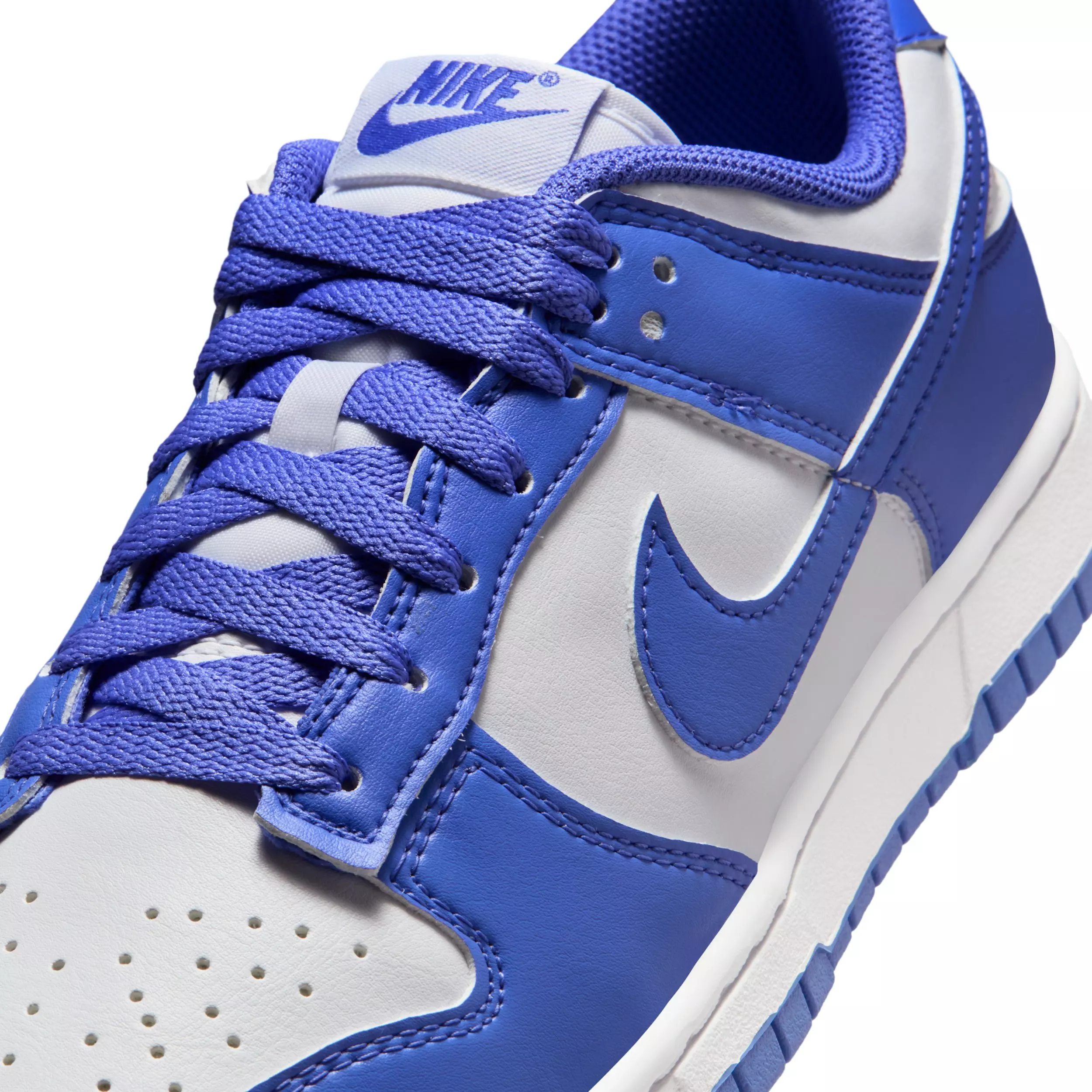 Nike Dunk Low "White/White/Sapphire" Women's Shoe - WHITE/WHITE/SAPPHIRE