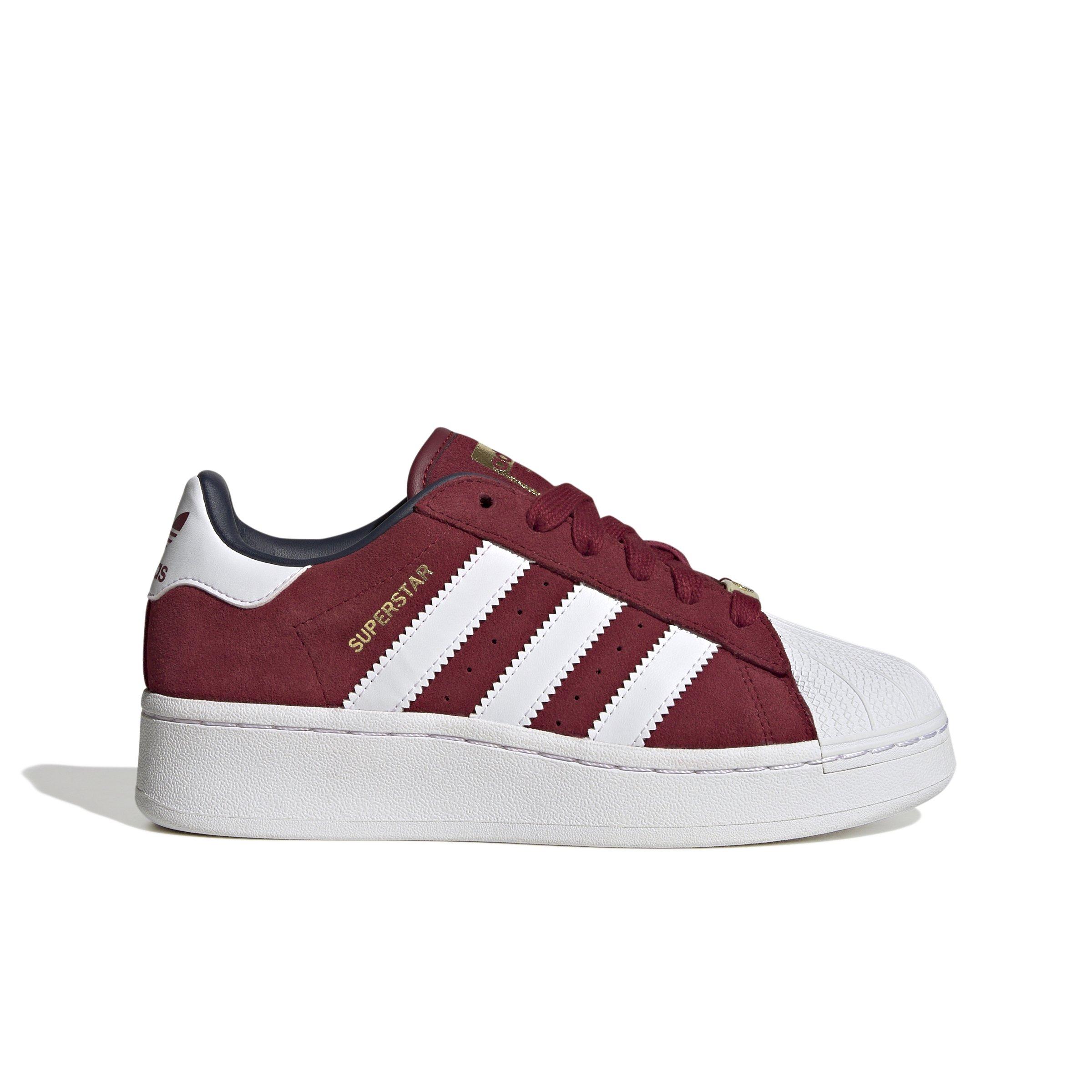 adidas Originals Superstar XLG "Collegiate Burgundy/White/Collegiate Navy" Grade School Boys' Shoe - BURGUNDY/WHITE/NAVY Thumbnail View 1