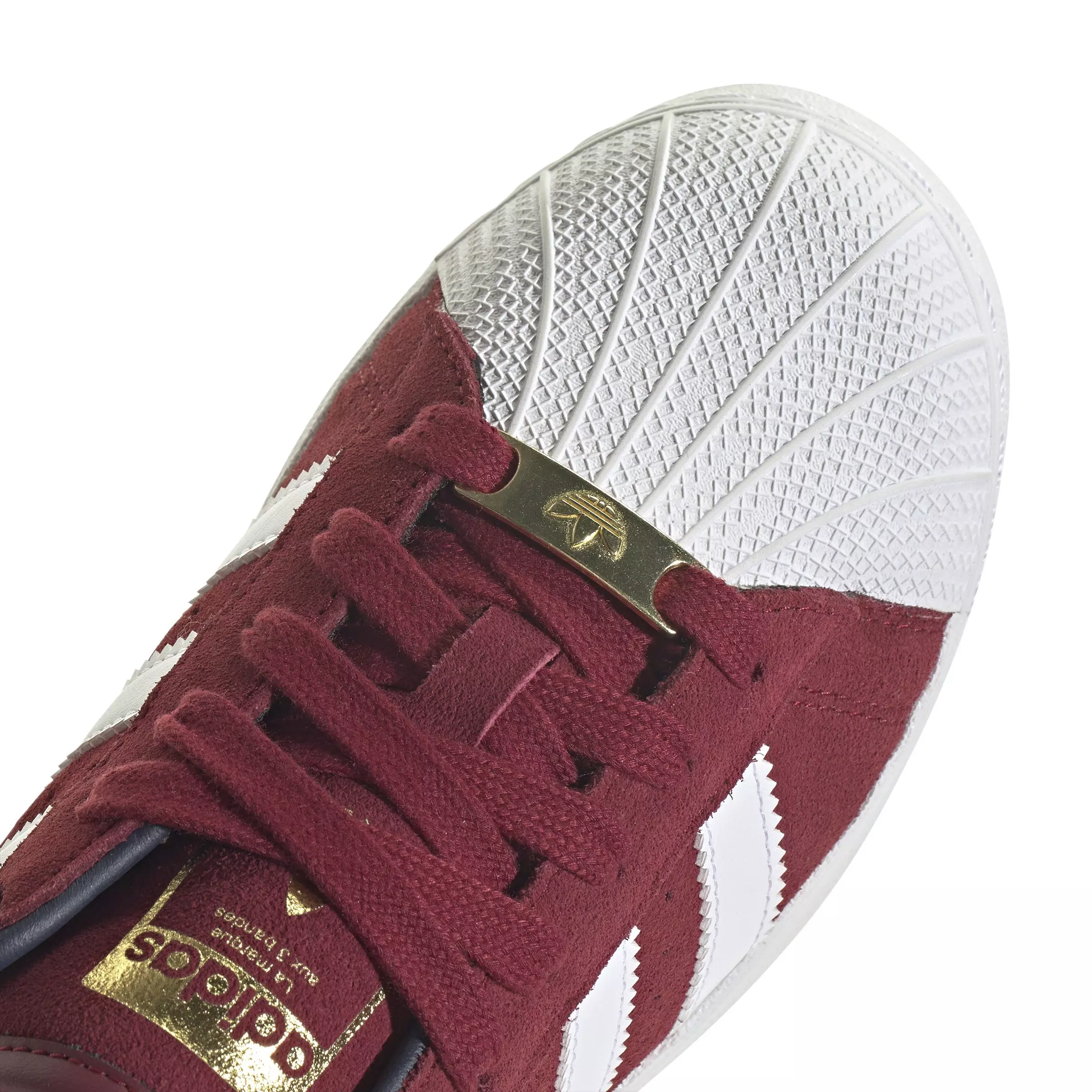 adidas Originals Superstar XLG "Collegiate Burgundy/White/Collegiate Navy" Grade School Boys' Shoe - BURGUNDY/WHITE/NAVY