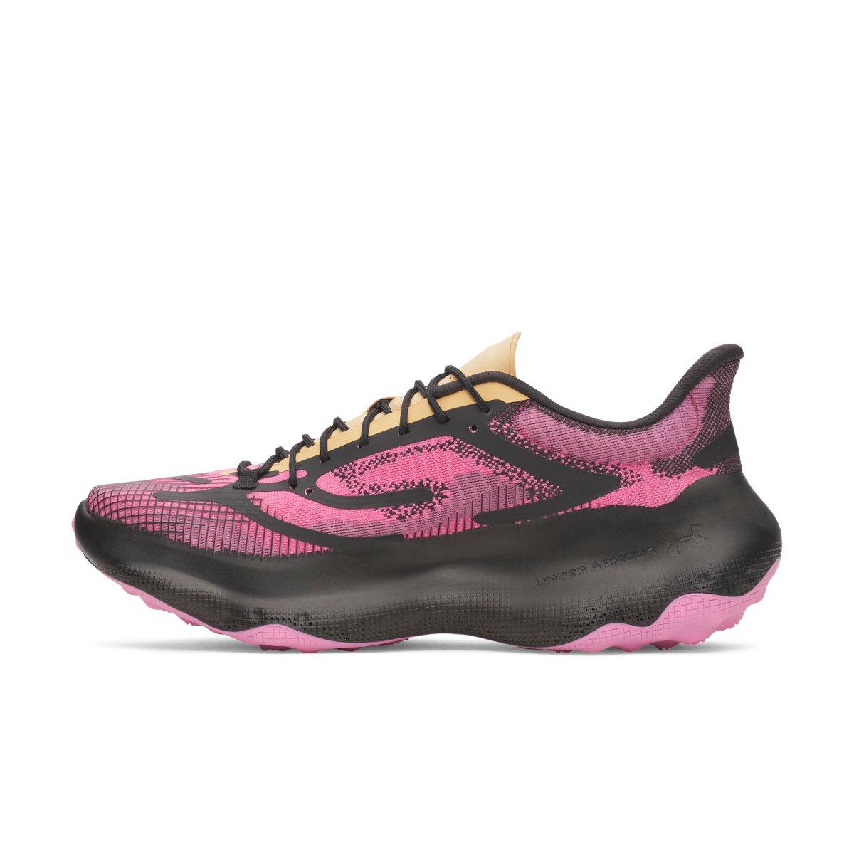 Under Armour Flare "Black/Pink Frenzy/Terra Gold" Unisex Shoe - BLACK/PINK/GOLD
