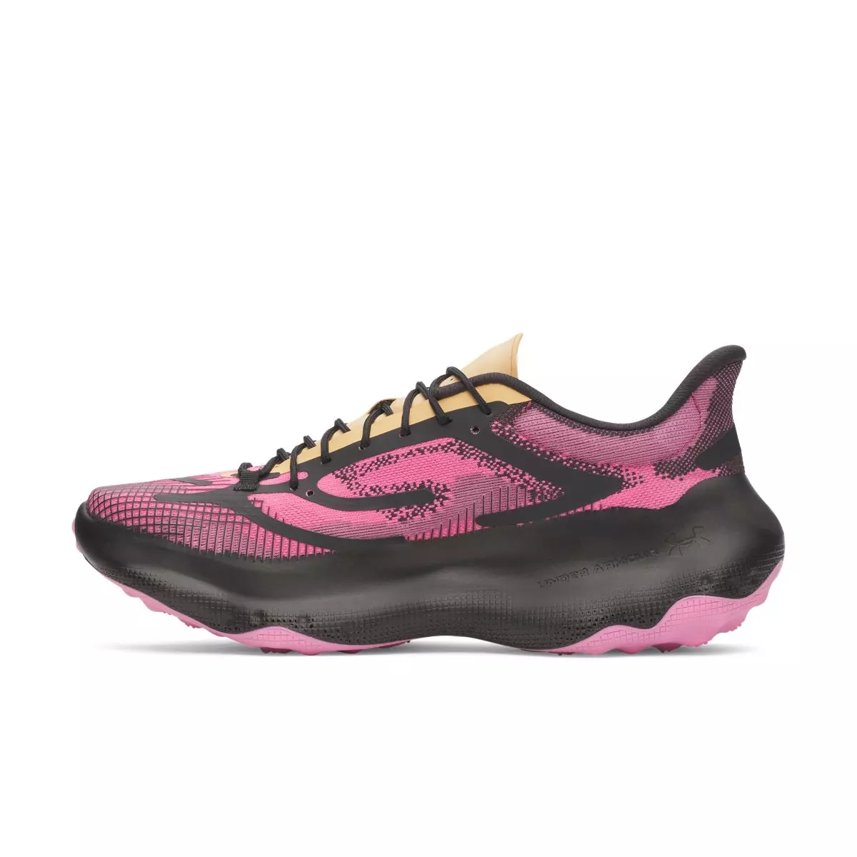 Under Armour Flare "Black/Pink Frenzy/Terra Gold" Unisex Shoe - BLACK/PINK/GOLD