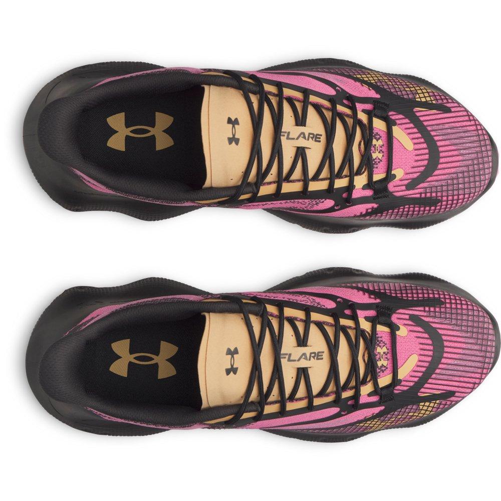 Under Armour Flare "Black/Pink Frenzy/Terra Gold" Unisex Shoe - BLACK/PINK/GOLD