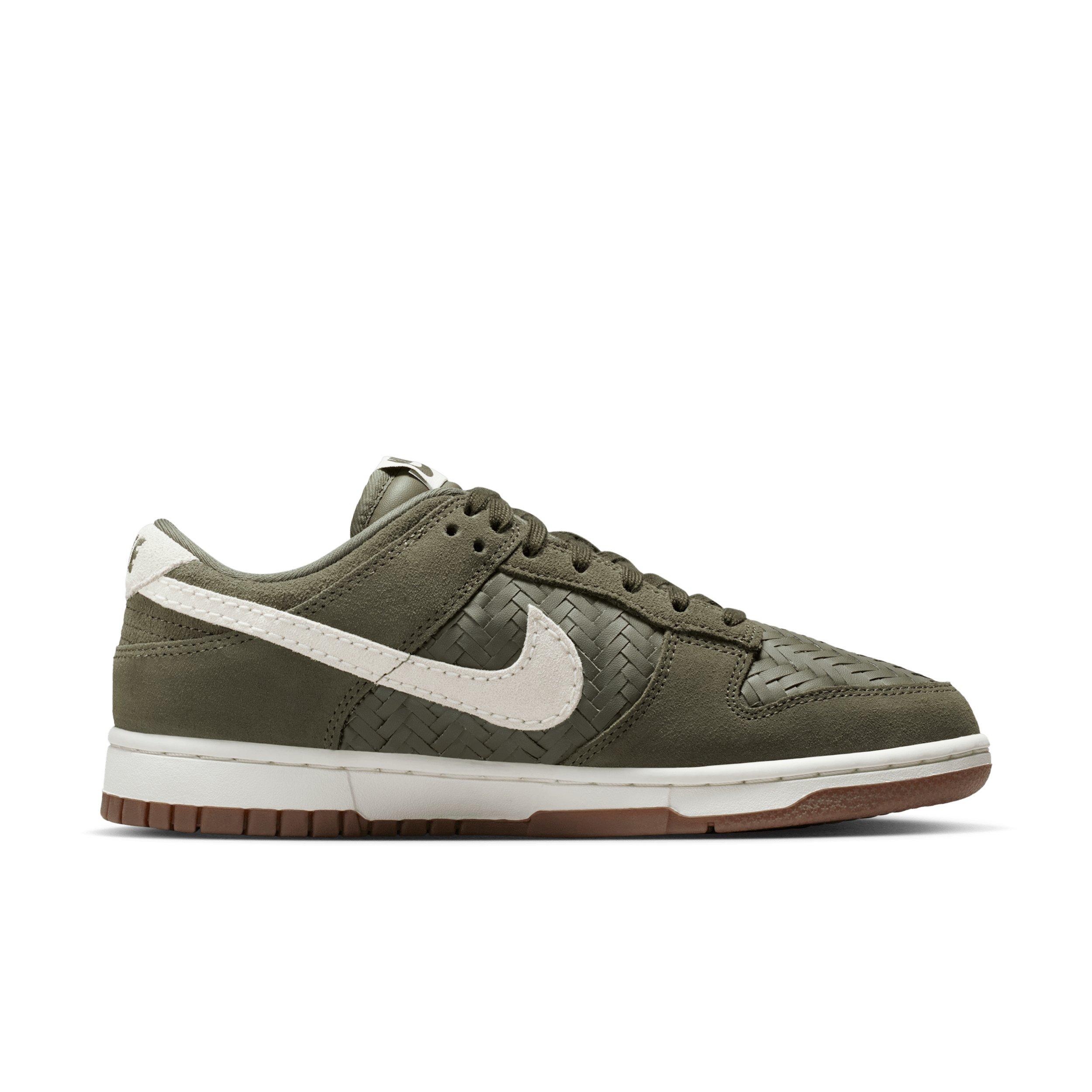 Nike Dunk Low Premium SE "Medium Olive/Gum Dark Brown/Medium Olive/Sail" Women's Shoe - MD OLIVE/DK BROWN/MD OLIVE/SAIL Thumbnail View 1