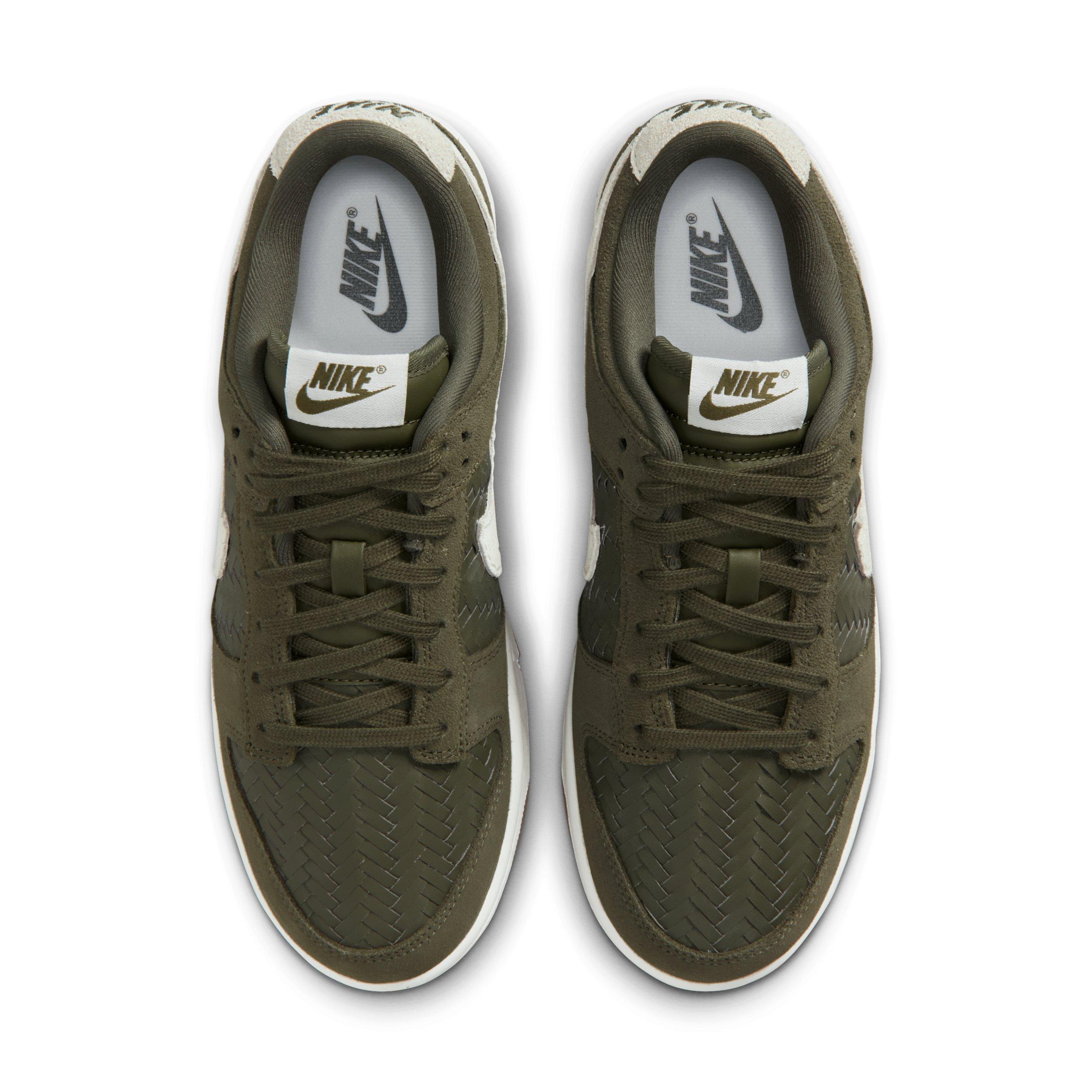 Nike Dunk Low Premium SE "Medium Olive/Gum Dark Brown/Medium Olive/Sail" Women's Shoe - MD OLIVE/DK BROWN/MD OLIVE/SAIL Thumbnail View 4