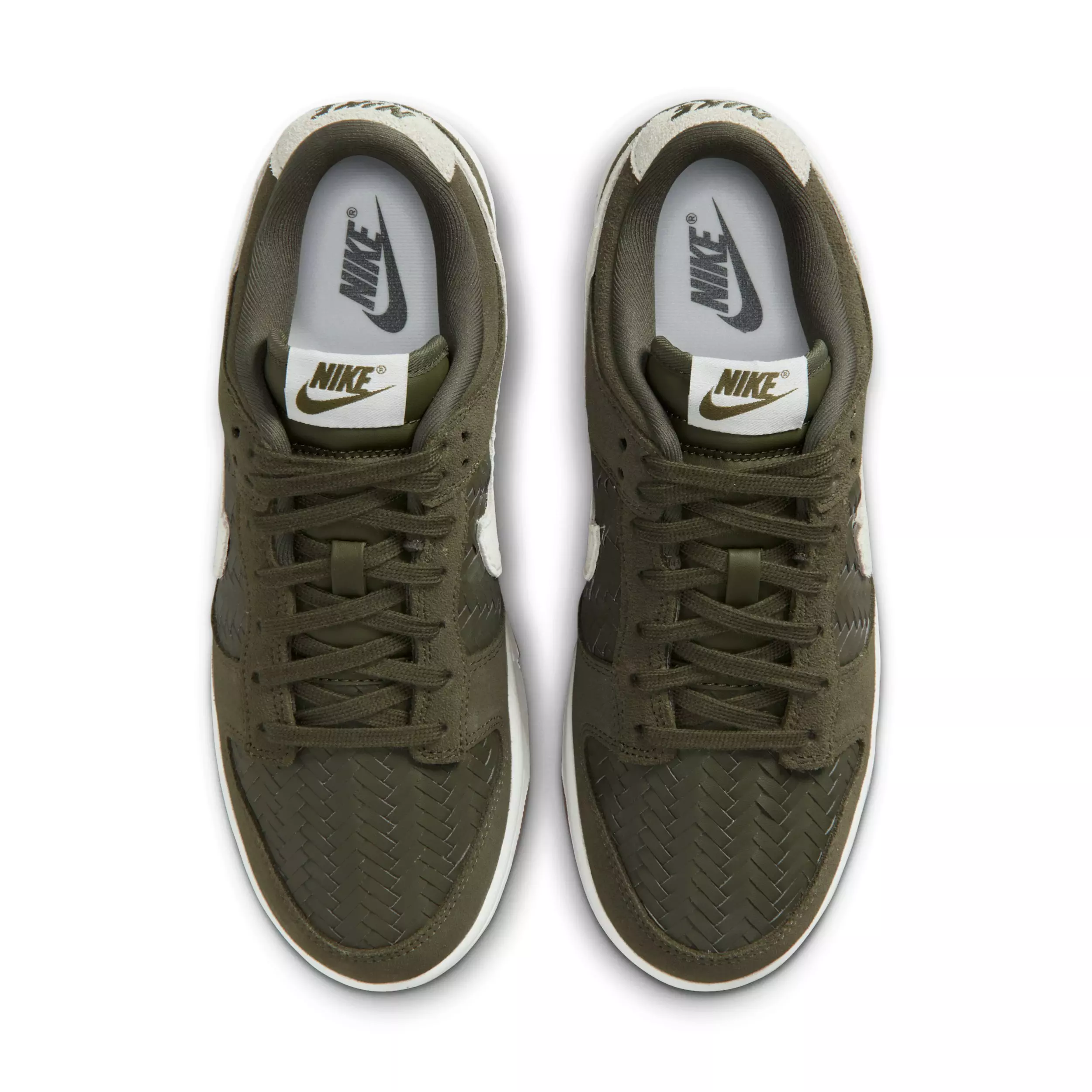 Nike Dunk Low Premium SE "Medium Olive/Gum Dark Brown/Medium Olive/Sail" Women's Shoe - MD OLIVE/DK BROWN/MD OLIVE/SAIL