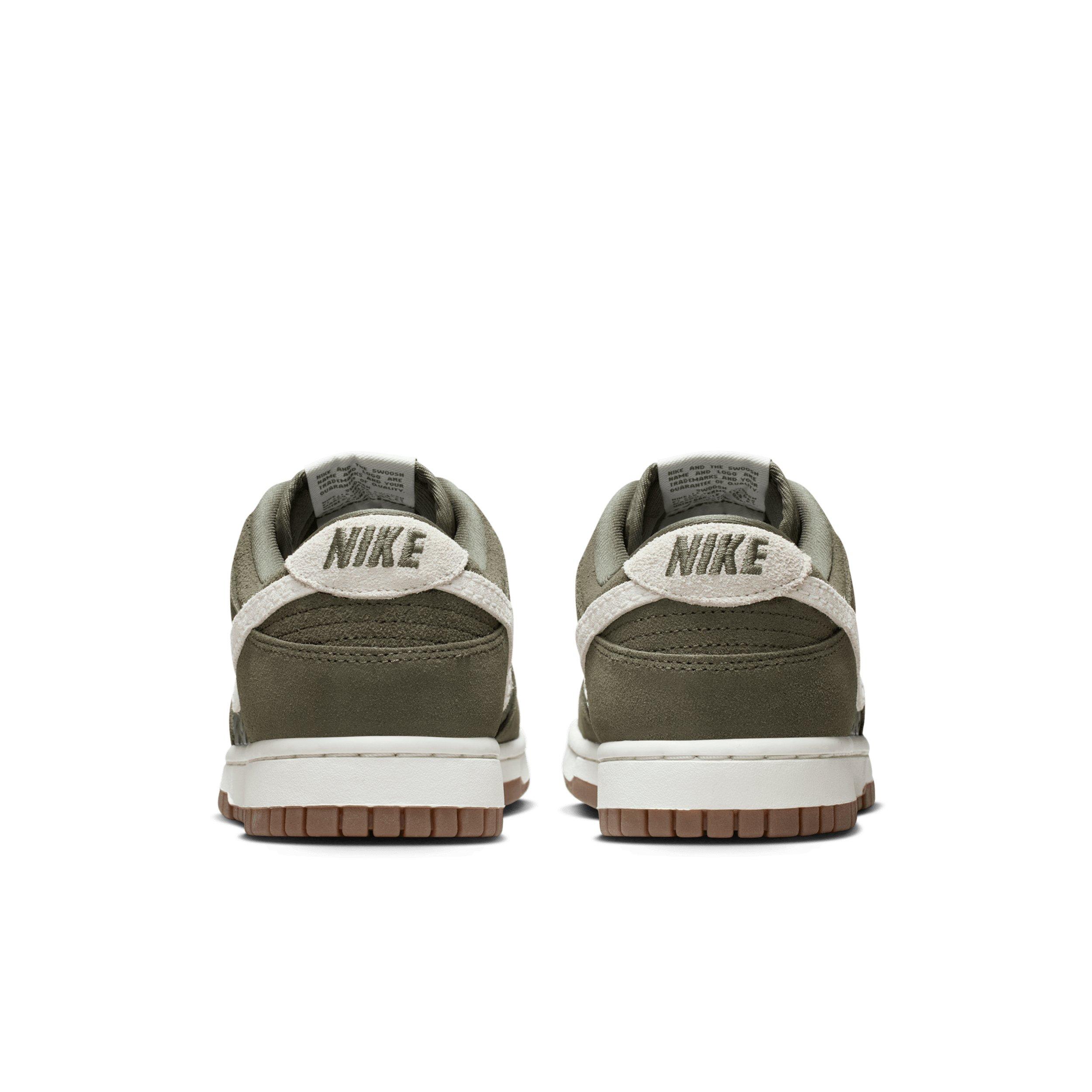 Nike Dunk Low Premium SE "Medium Olive/Gum Dark Brown/Medium Olive/Sail" Women's Shoe - MD OLIVE/DK BROWN/MD OLIVE/SAIL Thumbnail View 5