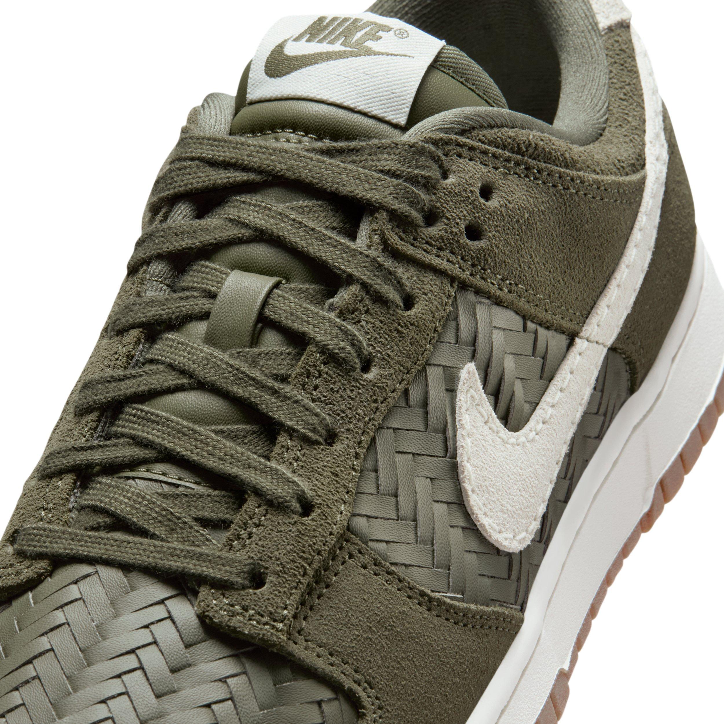 Nike Dunk Low Premium SE "Medium Olive/Gum Dark Brown/Medium Olive/Sail" Women's Shoe - MD OLIVE/DK BROWN/MD OLIVE/SAIL Thumbnail View 7