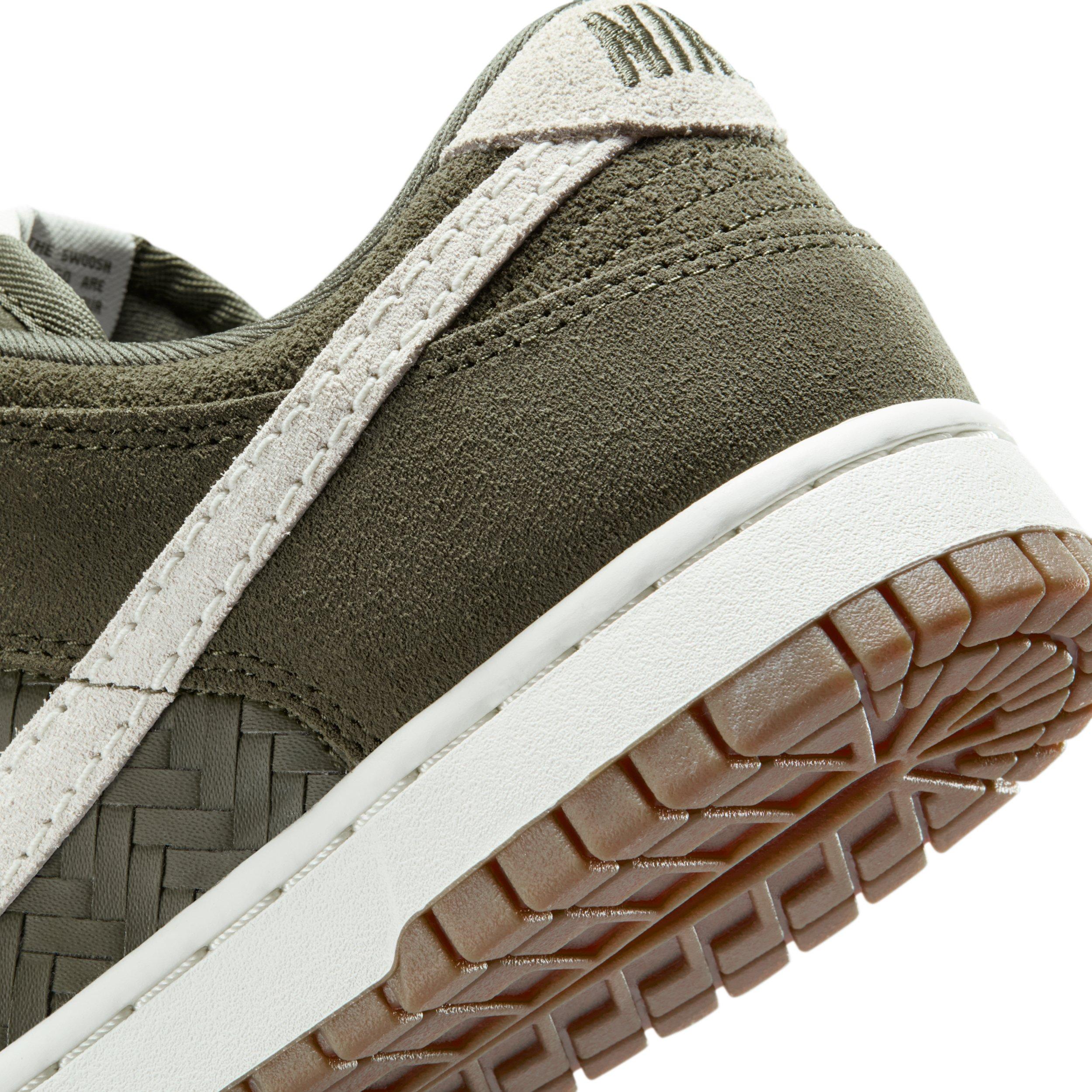 Nike Dunk Low Premium SE "Medium Olive/Gum Dark Brown/Medium Olive/Sail" Women's Shoe - MD OLIVE/DK BROWN/MD OLIVE/SAIL Thumbnail View 8