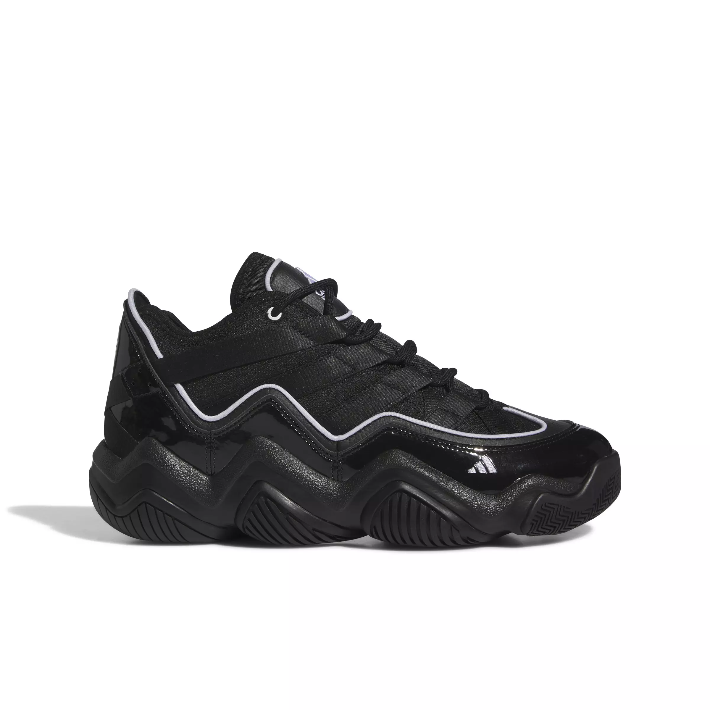 adidas Top Ten 2010 "Core Black/Core Black/Ftwr White" Men's Shoe - BLACK/BLACK/WHITE